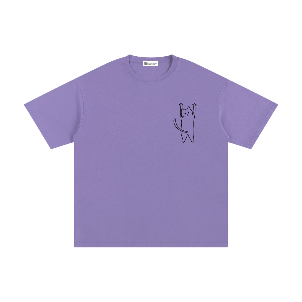 men,women,unisex,tee,R00330,Featured,Minimal,Character,cat,fallingcat,kitty