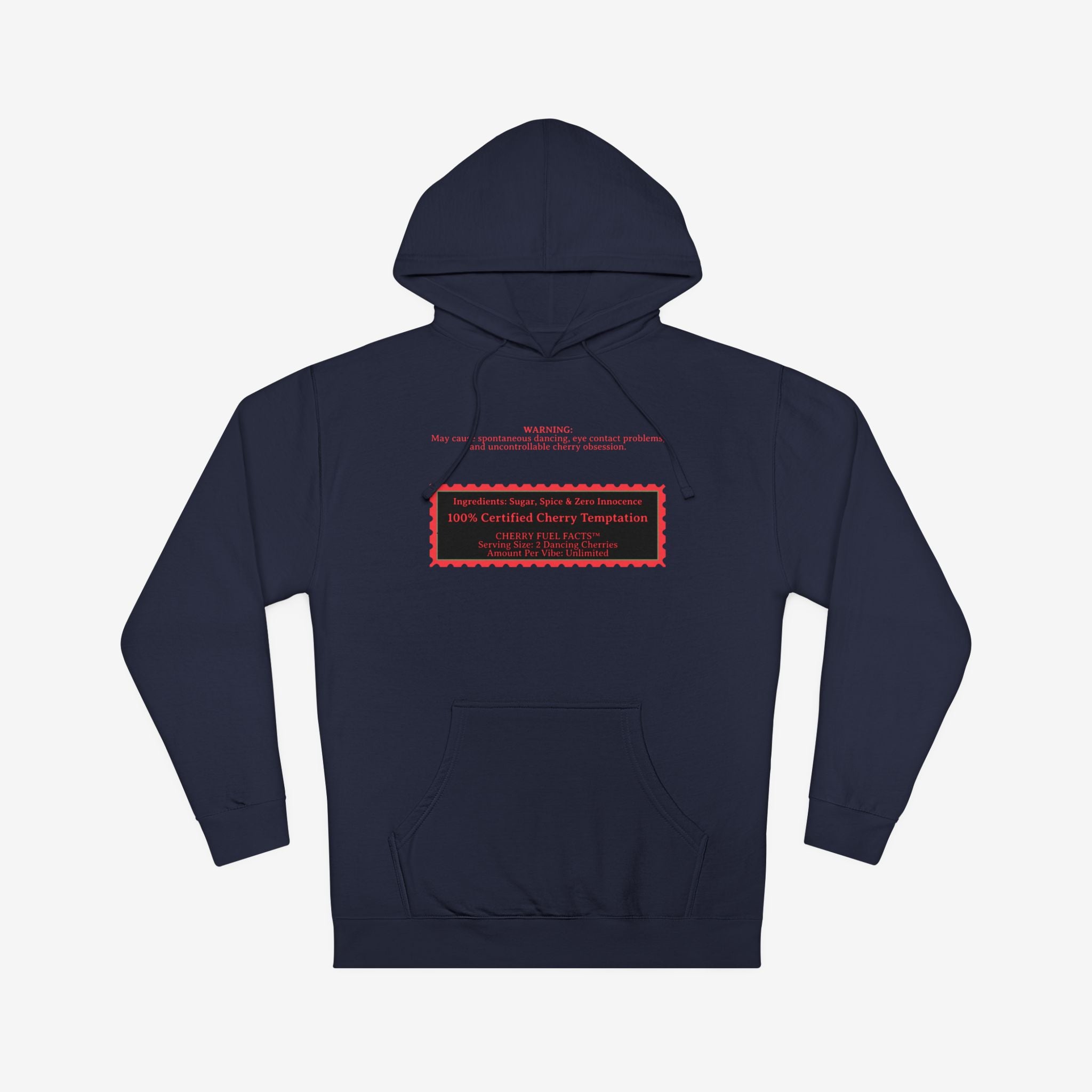 CHERRY FUEL FACTS — NAUGHTY DANCING CHERRIES GRAPHIC HOODIE