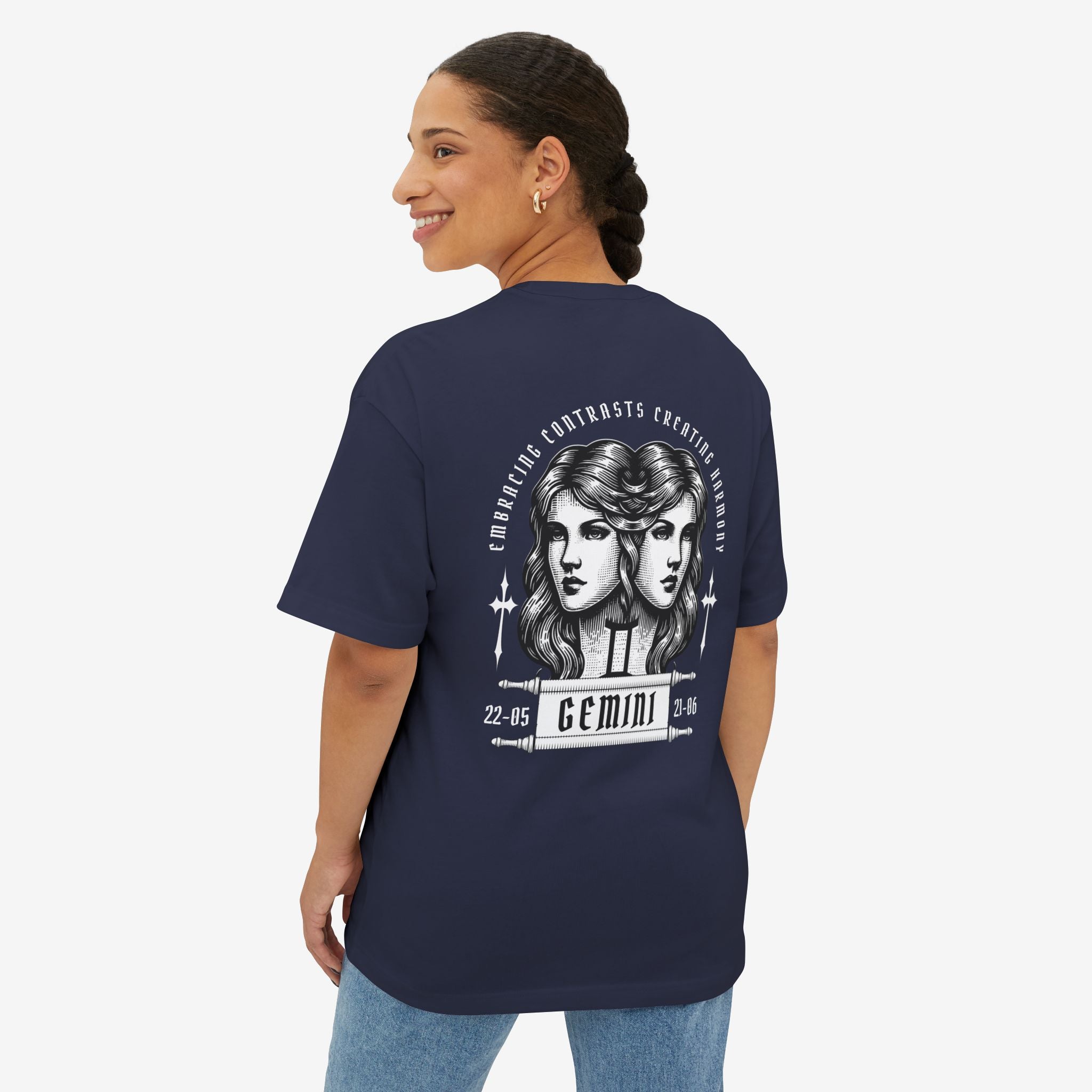 ITS. GEMINI – OVERSIZED BOXY ZODIAC GRAPHIC T-SHIRT