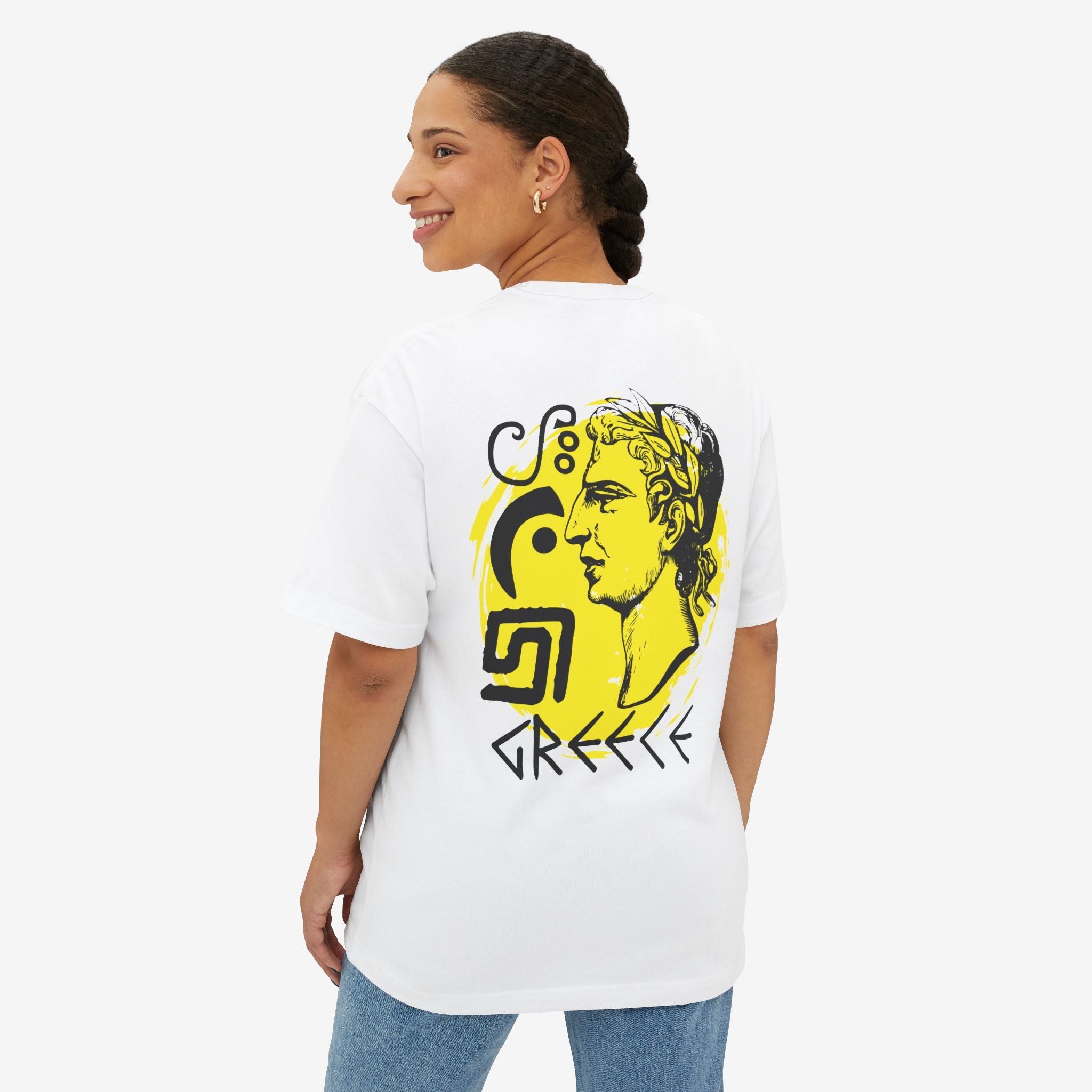 MYTHOS — Retro Greece Statue Graphic Tee