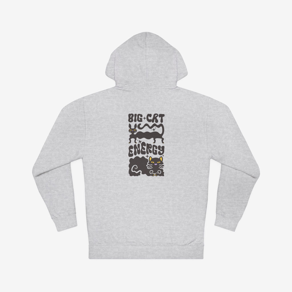 DOMINANCE “BIG CAT ENERGY” HOODIE — GRAPHIC CAT PRINT PULLOVER