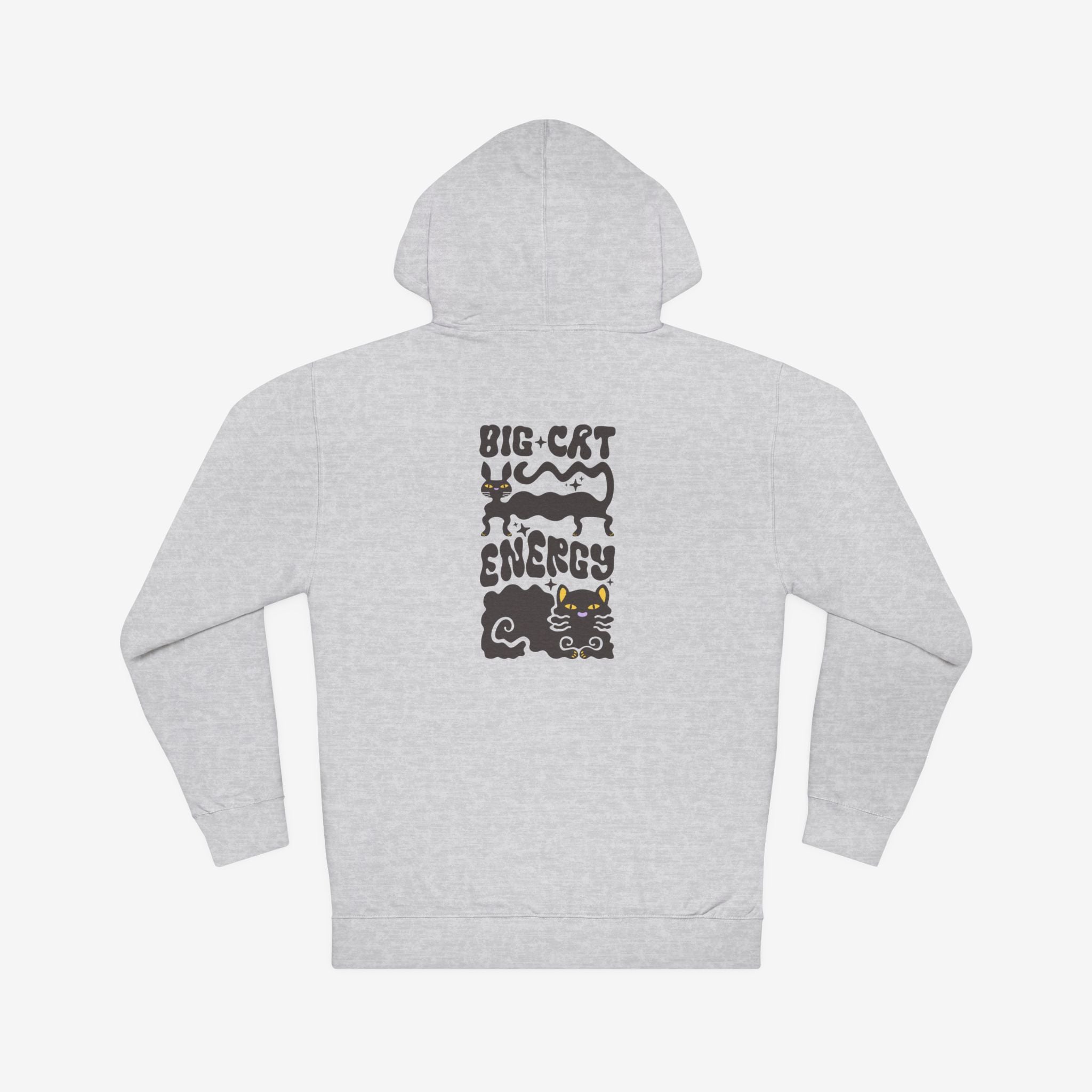 DOMINANCE “BIG CAT ENERGY” HOODIE — GRAPHIC CAT PRINT PULLOVER