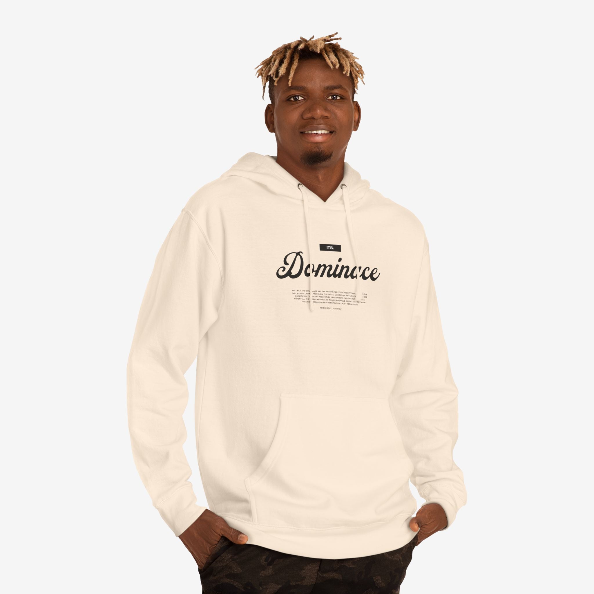 DOMINANCE “BIG CAT ENERGY” HOODIE — GRAPHIC CAT PRINT PULLOVER