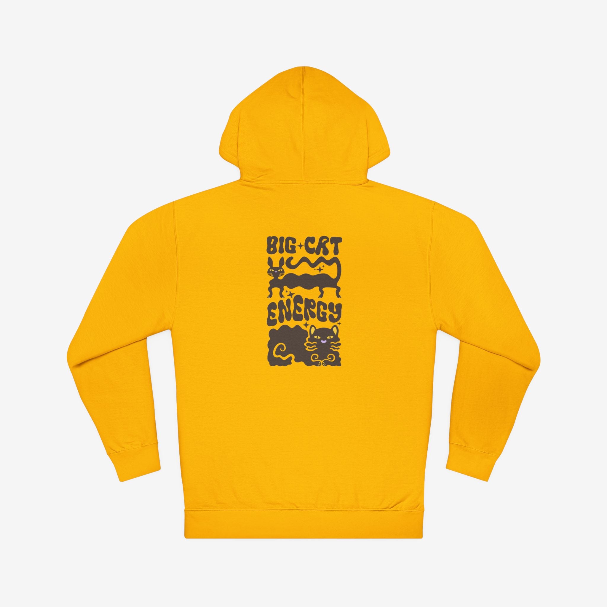 DOMINANCE “BIG CAT ENERGY” HOODIE — GRAPHIC CAT PRINT PULLOVER
