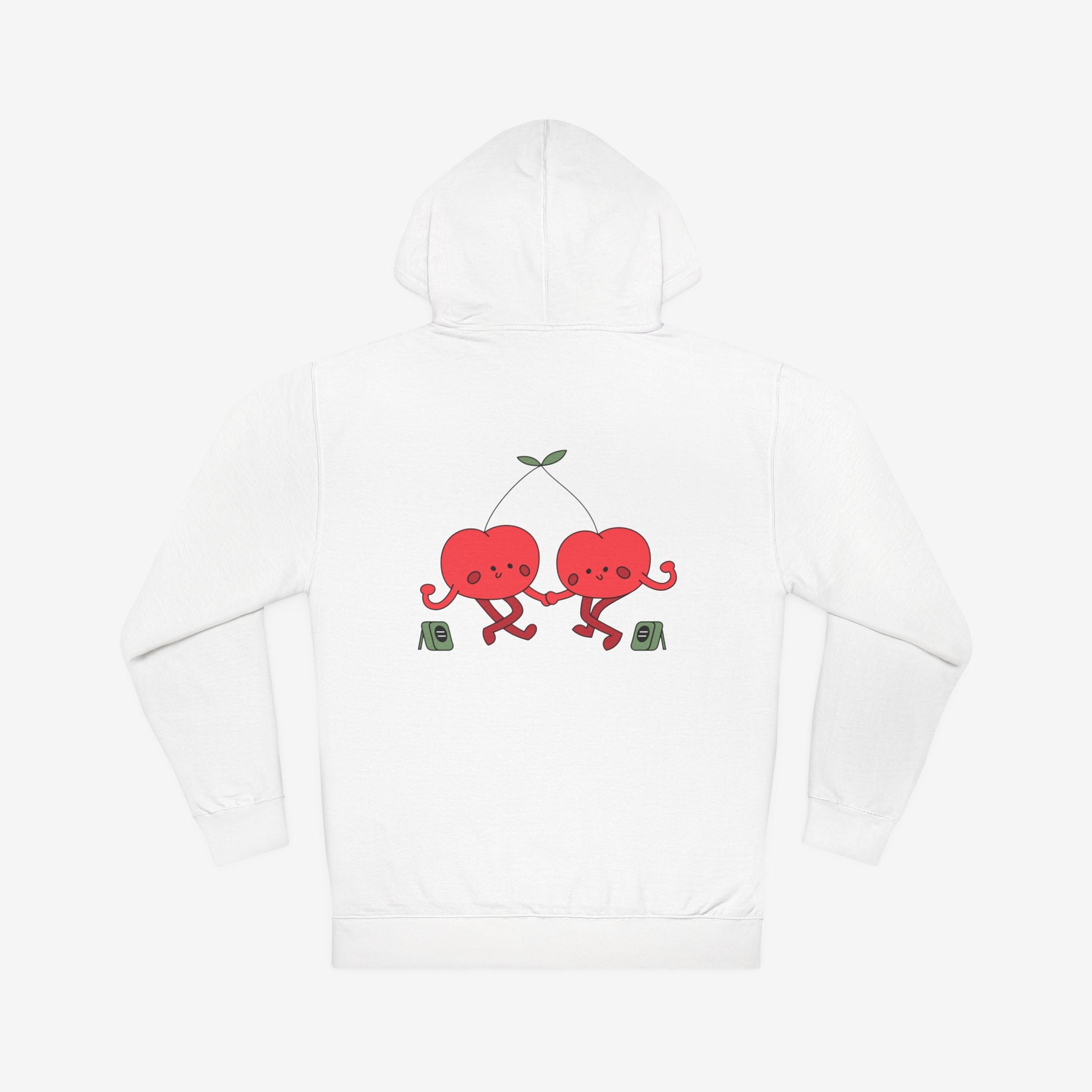 CHERRY FUEL FACTS — NAUGHTY DANCING CHERRIES GRAPHIC HOODIE