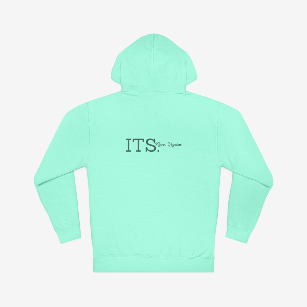 BE BOLD OR ITALIC — STATEMENT GRAPHIC HOODIE