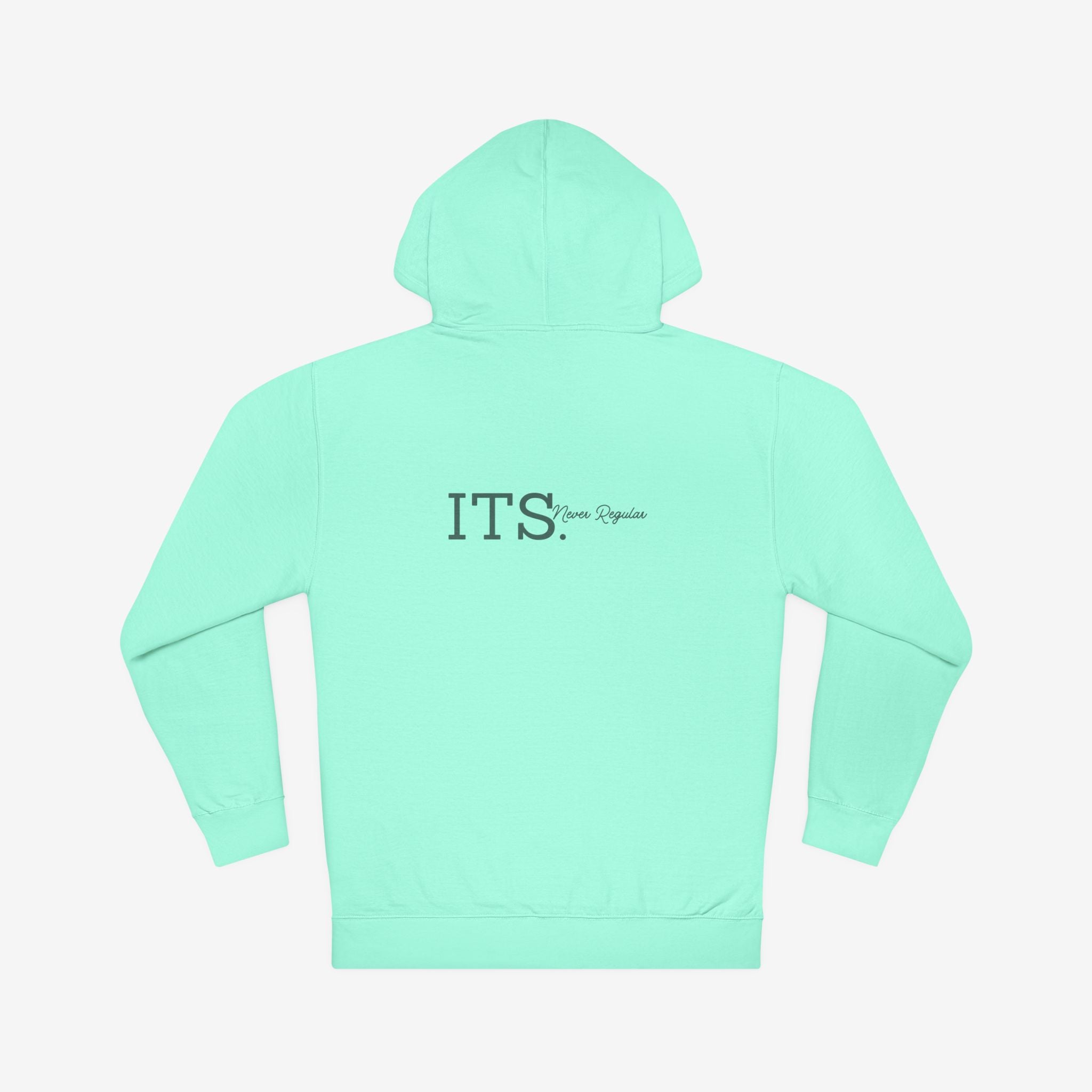 BE BOLD OR ITALIC — STATEMENT GRAPHIC HOODIE