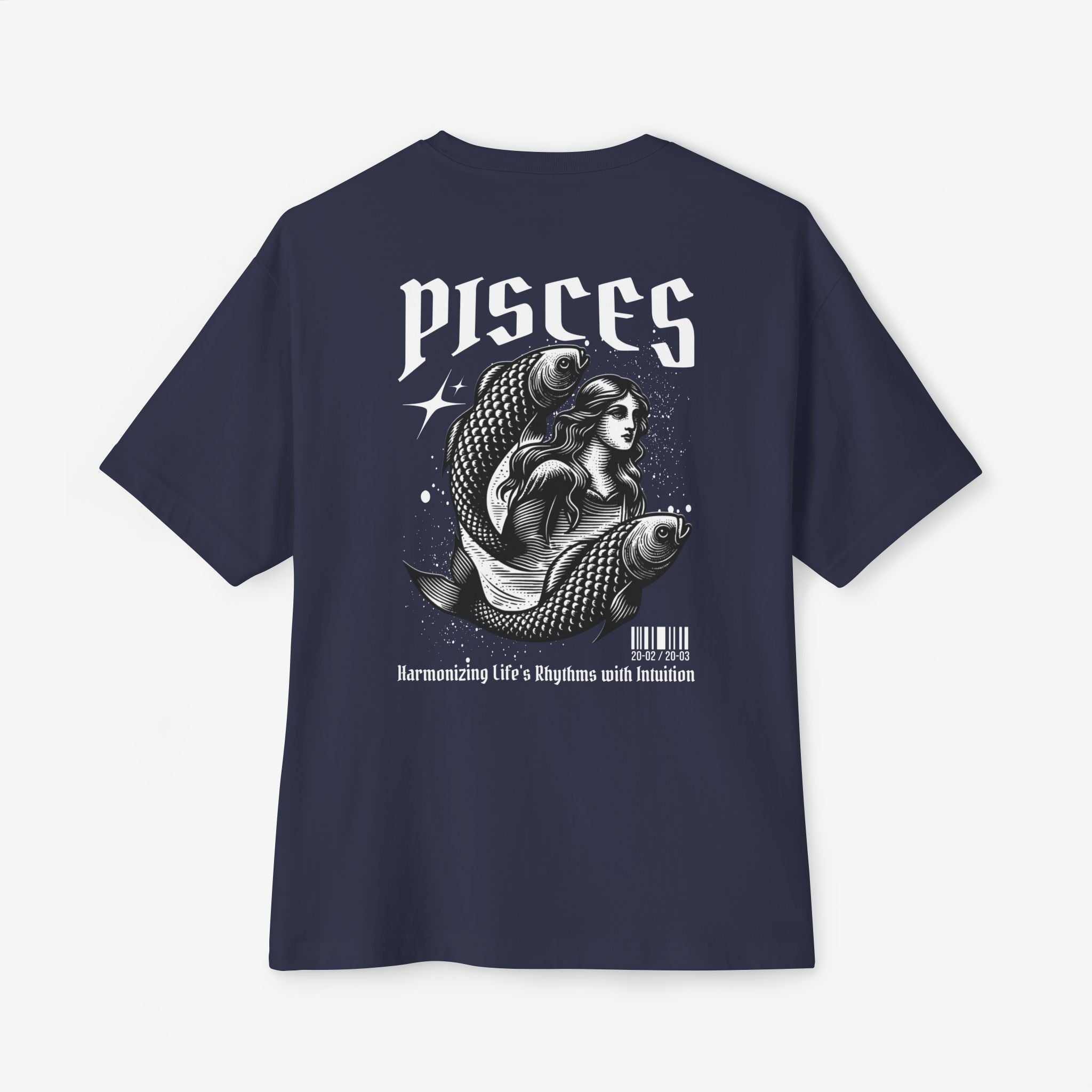 VINTAGE PISCES ZODIAC GRAPHIC T-SHIRT – RETRO ASTROLOGY AESTHETIC TEE