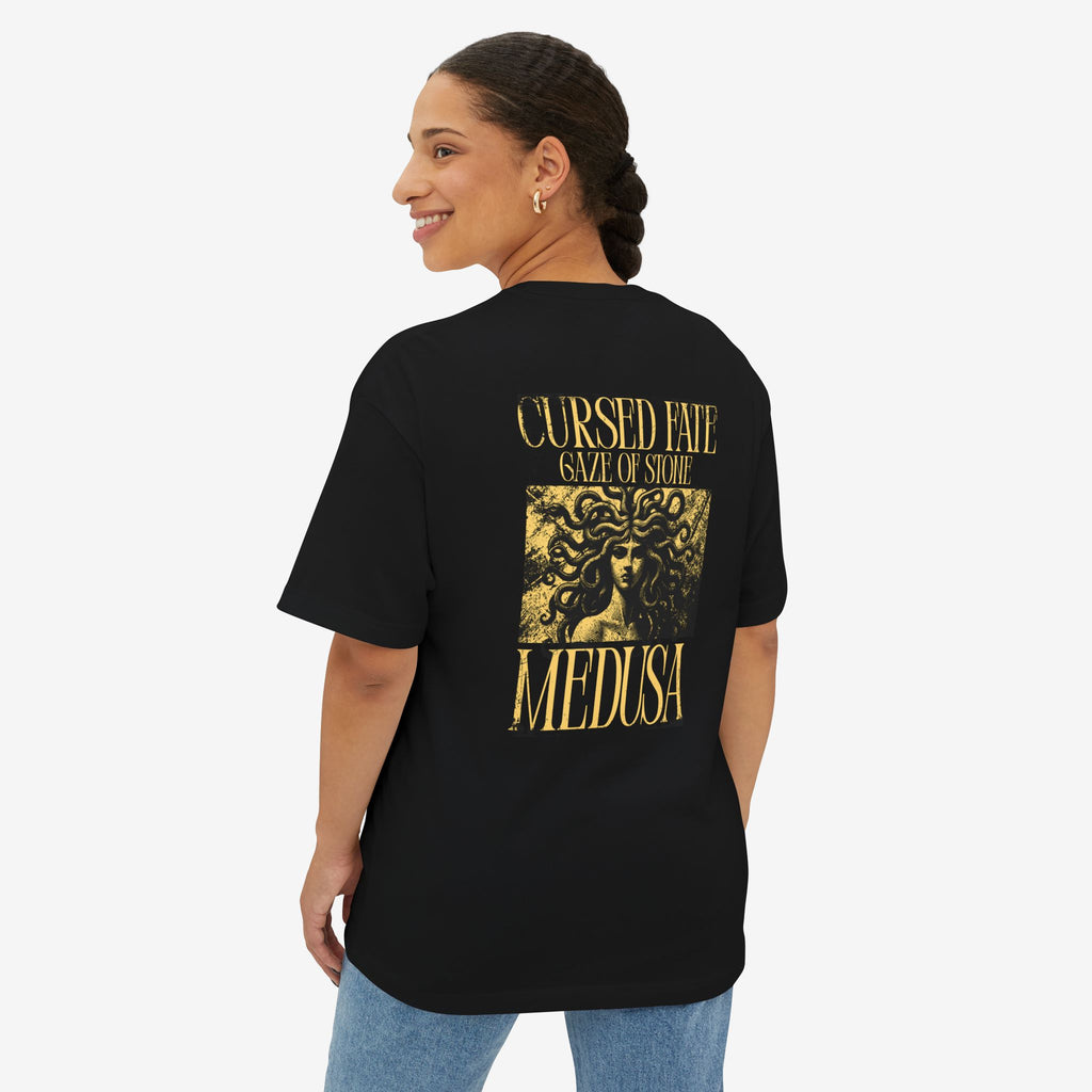 MEDUSA GRAPHIC TEE — “CURSED FATE” OVERSIZED BOXY SHIRT