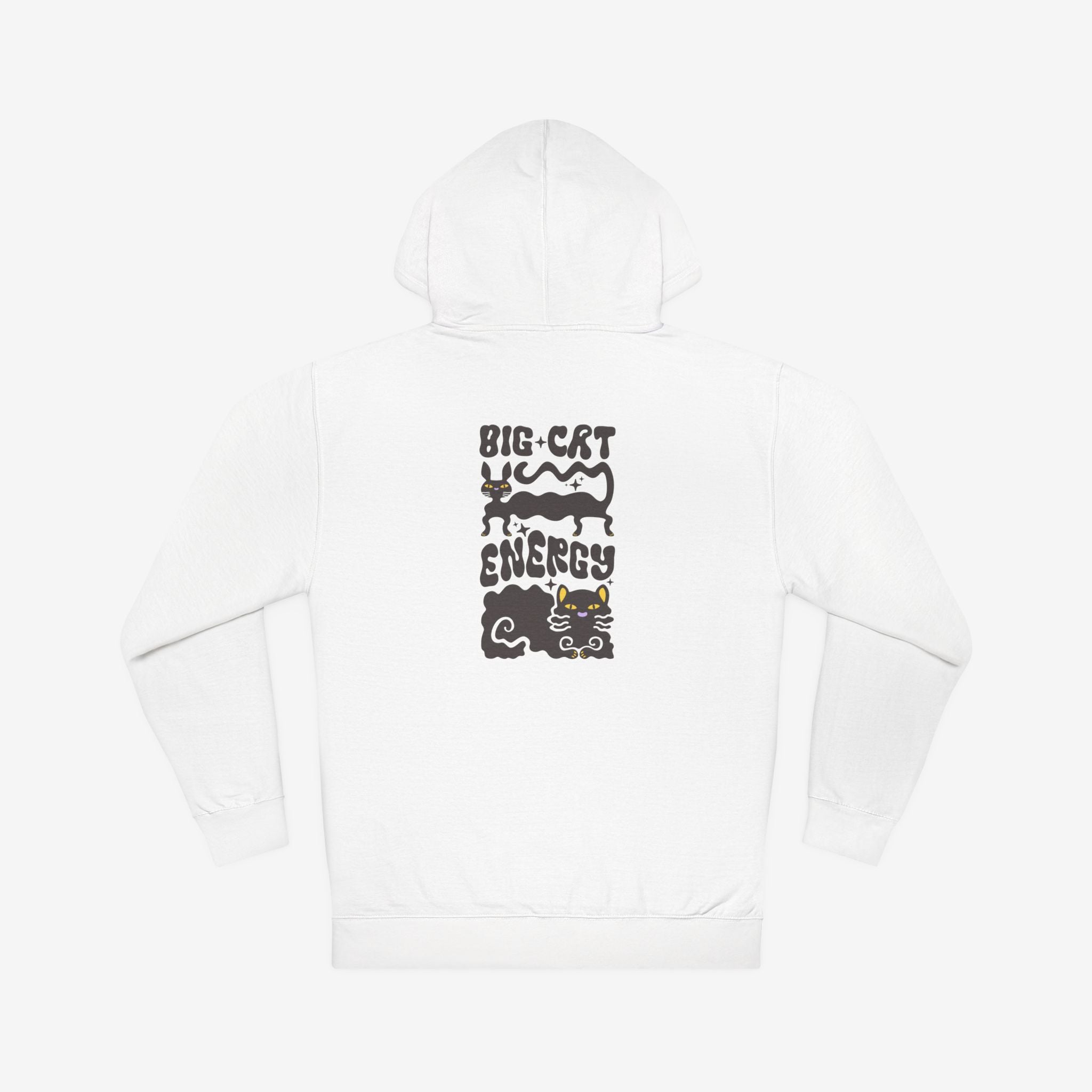 DOMINANCE “BIG CAT ENERGY” HOODIE — GRAPHIC CAT PRINT PULLOVER