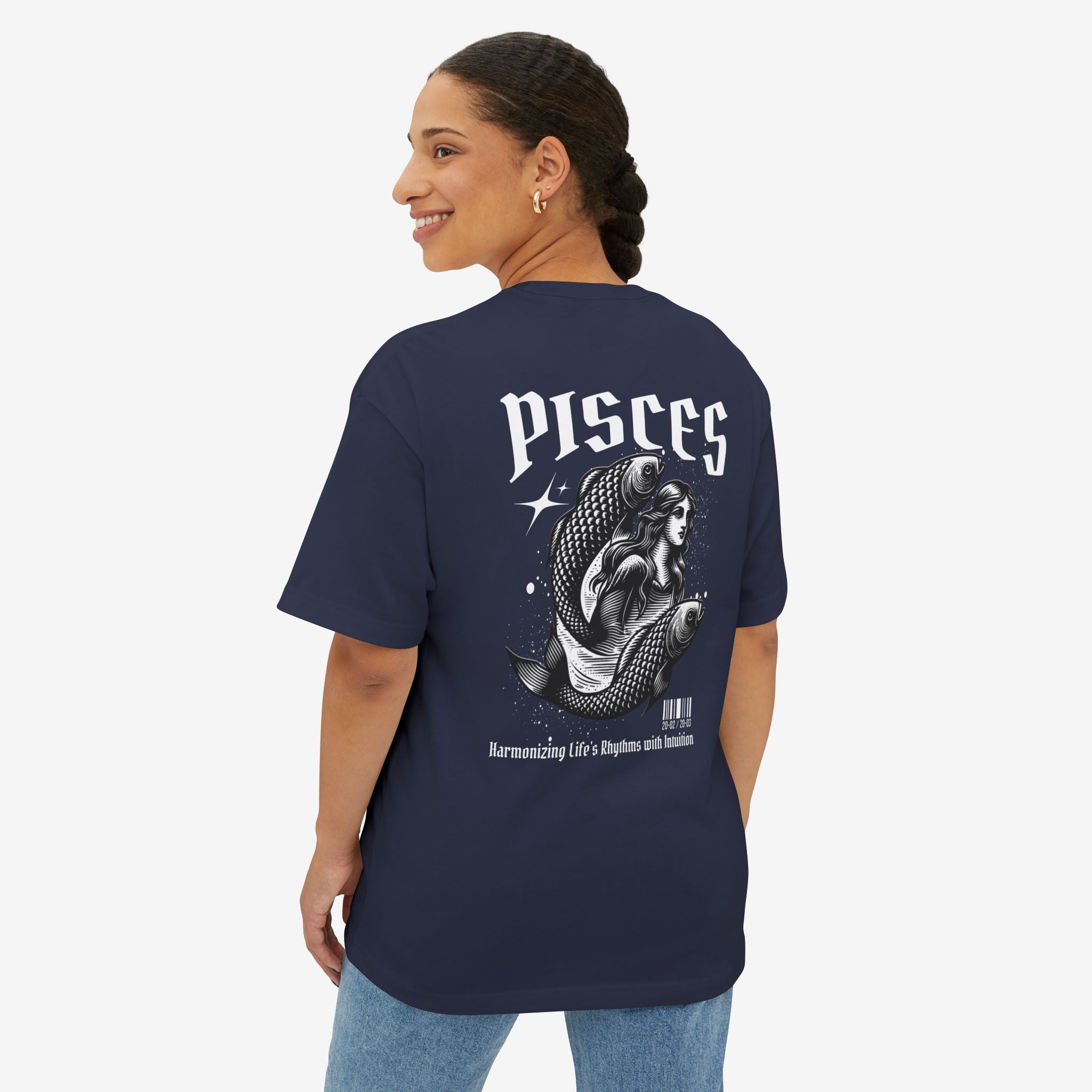 VINTAGE PISCES ZODIAC GRAPHIC T-SHIRT – RETRO ASTROLOGY AESTHETIC TEE