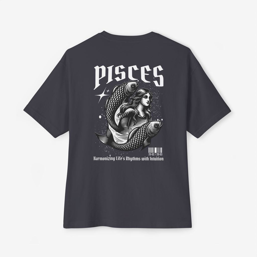 VINTAGE PISCES ZODIAC GRAPHIC T-SHIRT – RETRO ASTROLOGY AESTHETIC TEE