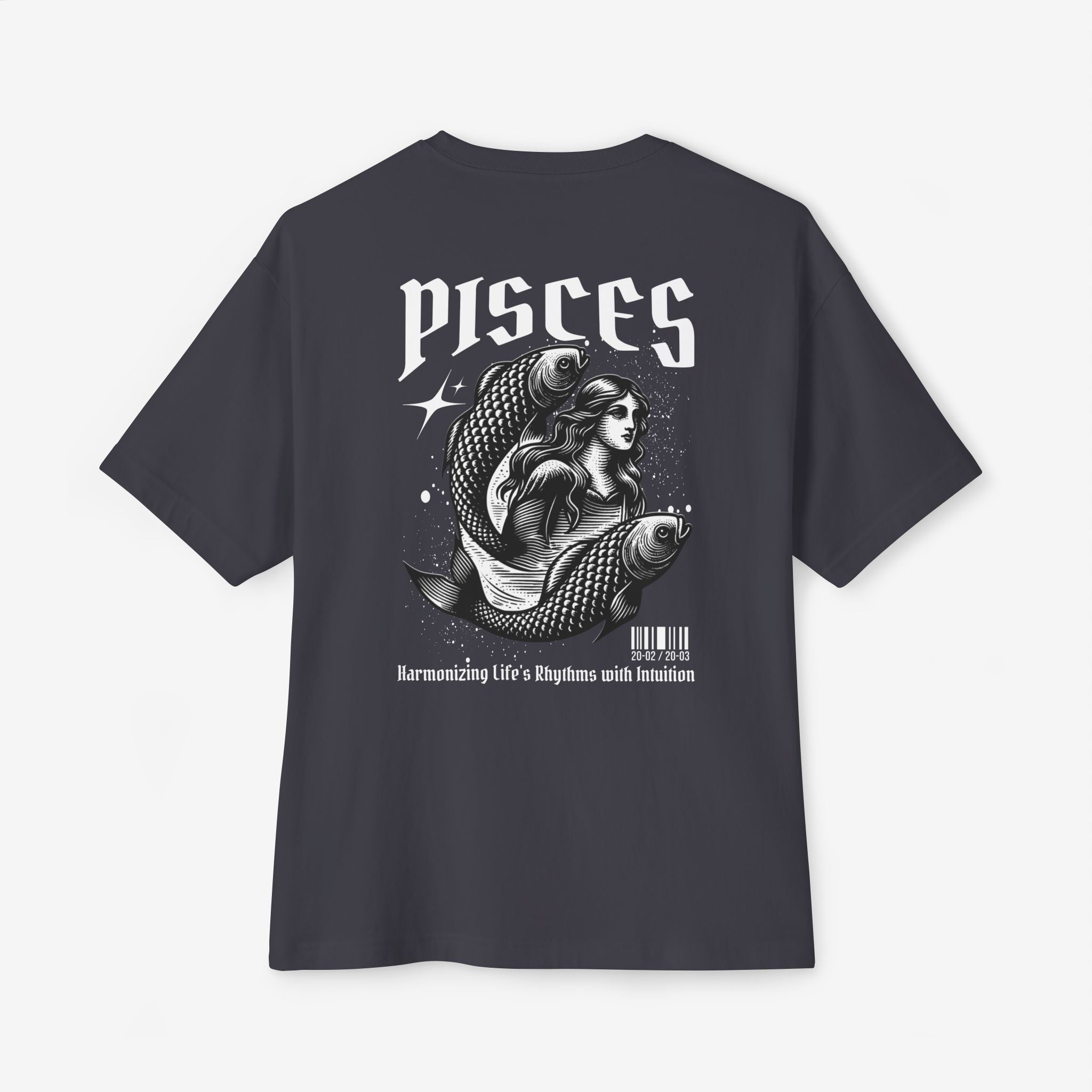 VINTAGE PISCES ZODIAC GRAPHIC T-SHIRT – RETRO ASTROLOGY AESTHETIC TEE
