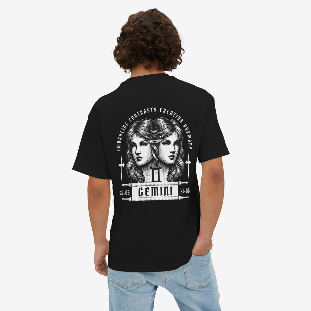 ITS. GEMINI – OVERSIZED BOXY ZODIAC GRAPHIC T-SHIRT