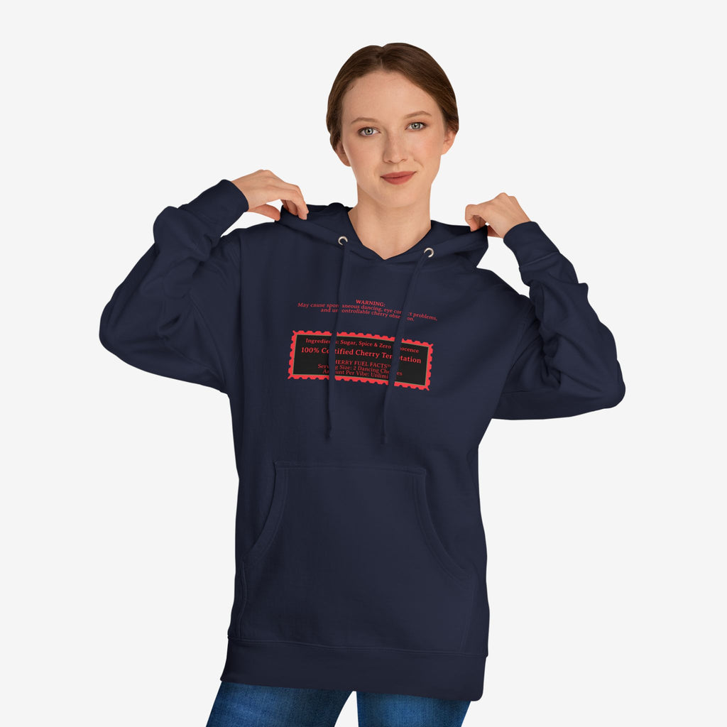 CHERRY FUEL FACTS — NAUGHTY DANCING CHERRIES GRAPHIC HOODIE