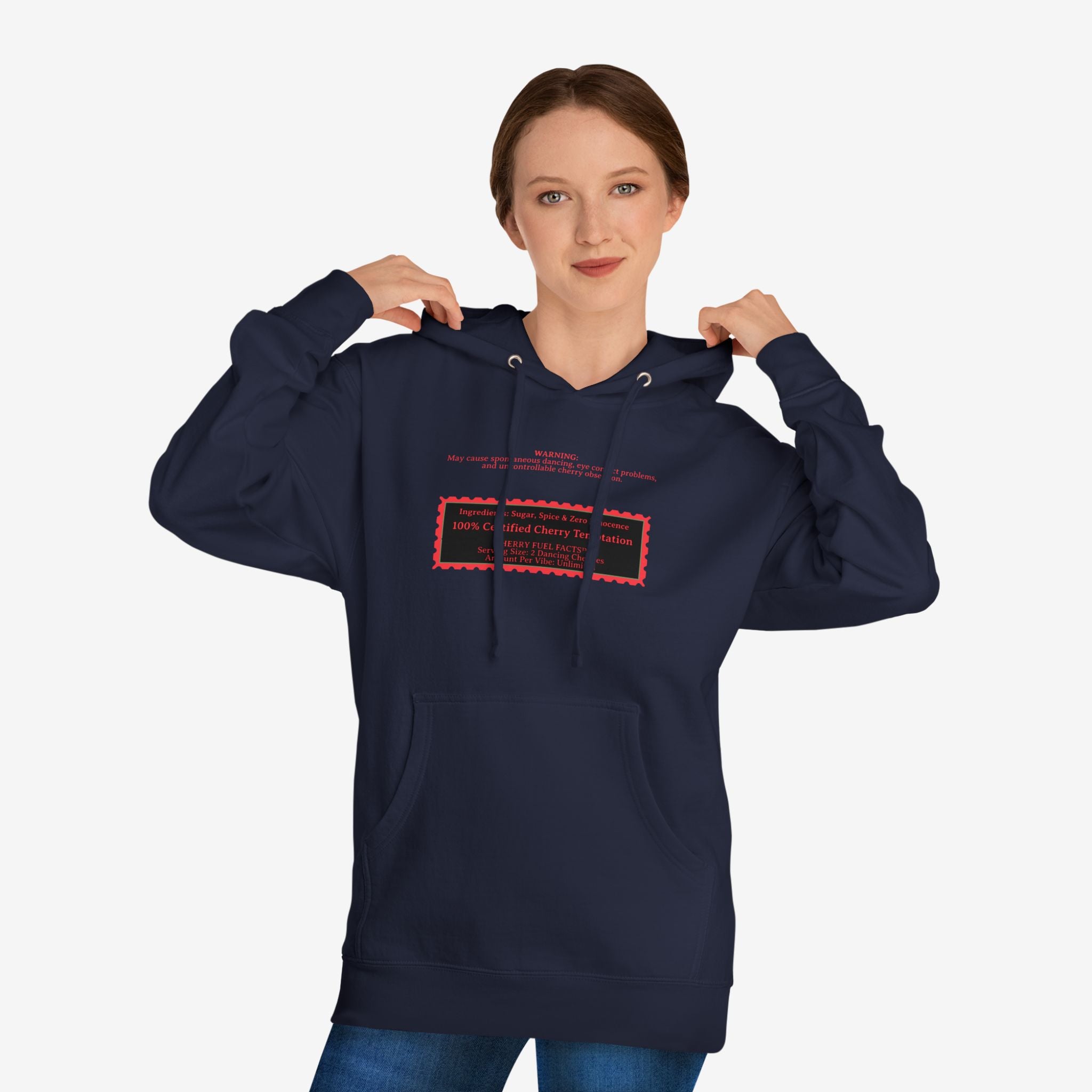 CHERRY FUEL FACTS — NAUGHTY DANCING CHERRIES GRAPHIC HOODIE