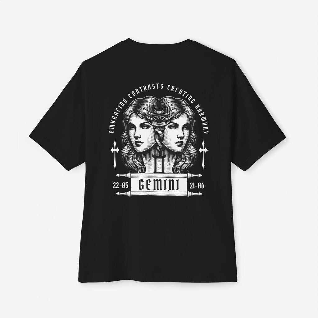 ITS. GEMINI – OVERSIZED BOXY ZODIAC GRAPHIC T-SHIRT