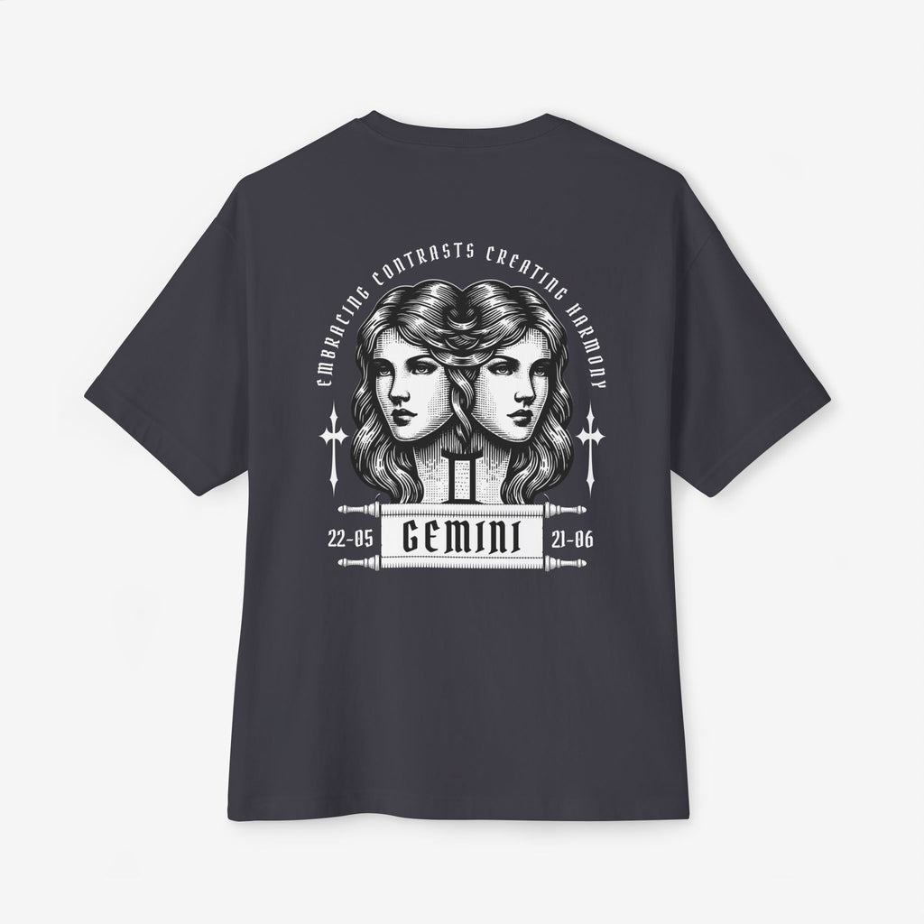 ITS. GEMINI – OVERSIZED BOXY ZODIAC GRAPHIC T-SHIRT