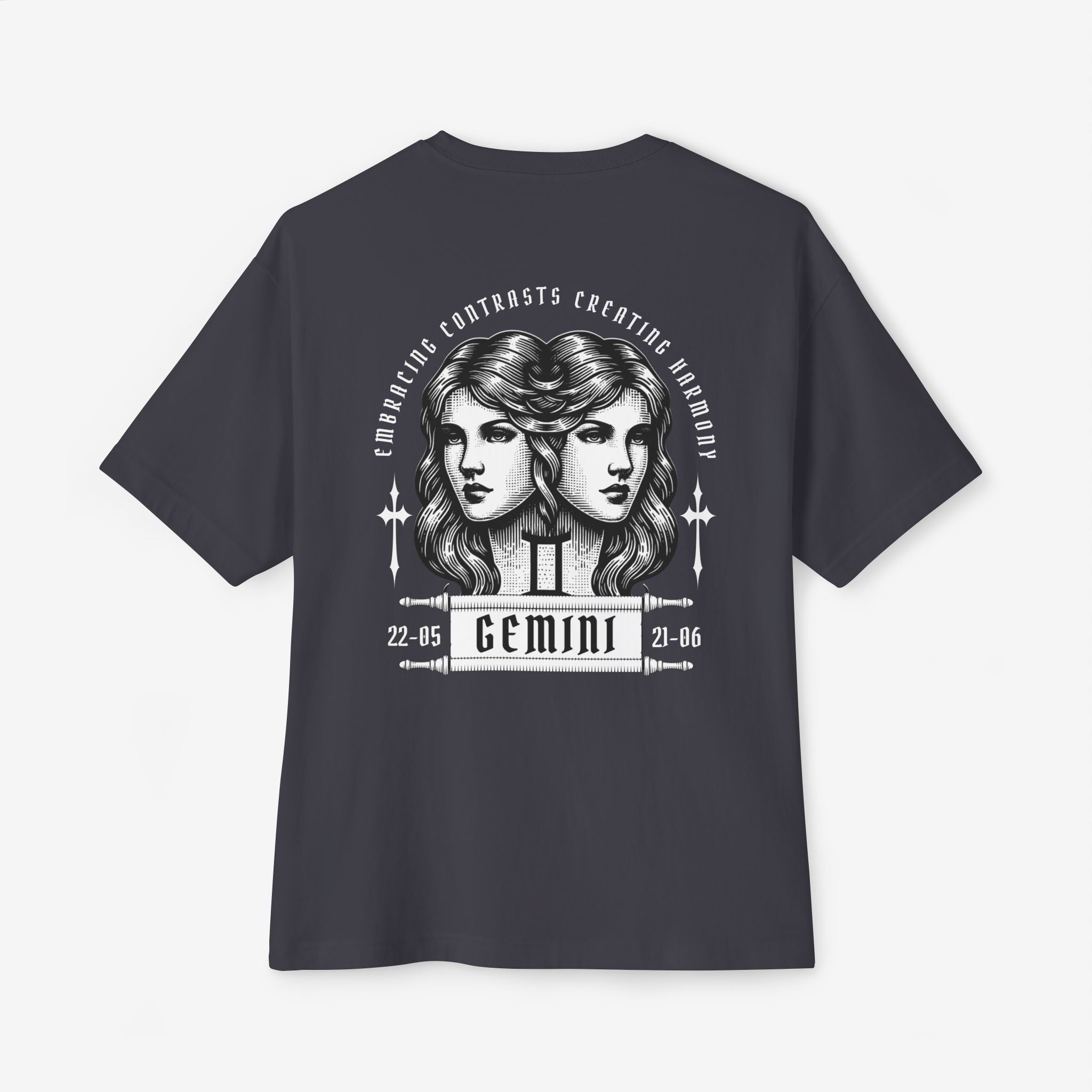 ITS. GEMINI – OVERSIZED BOXY ZODIAC GRAPHIC T-SHIRT