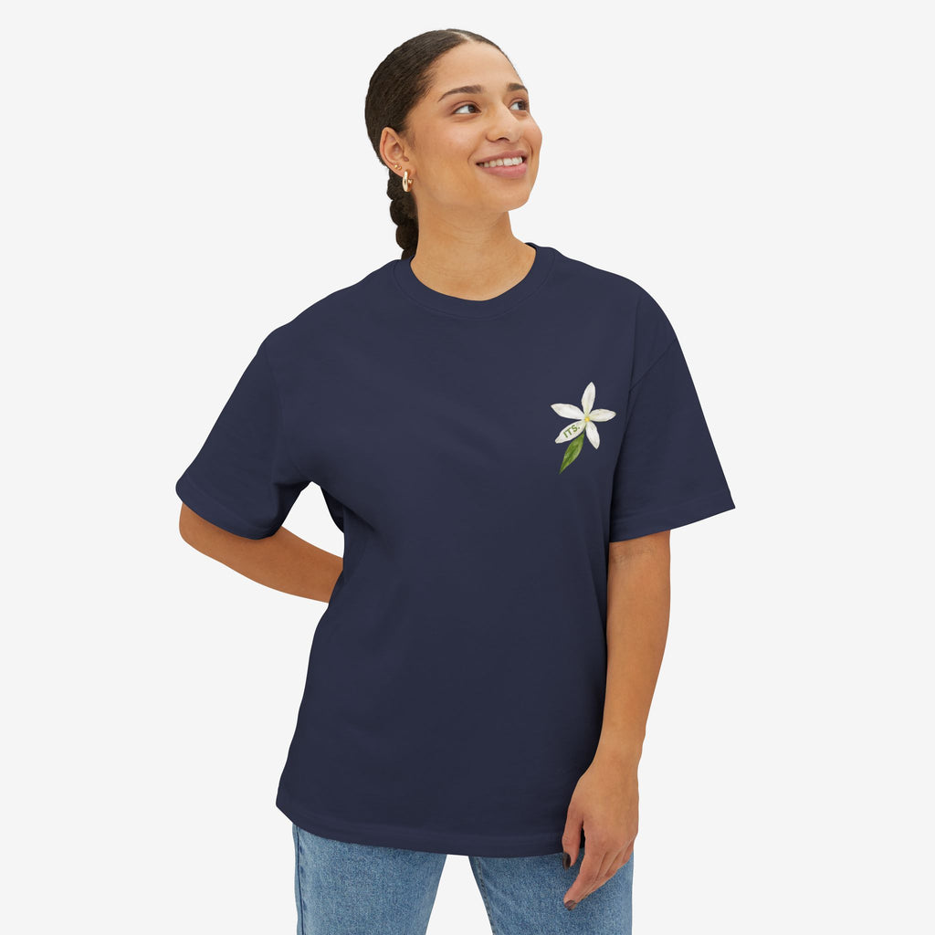 ZAY EL-FULL™ — JASMINE MEANS PERFECT BOXY TEE