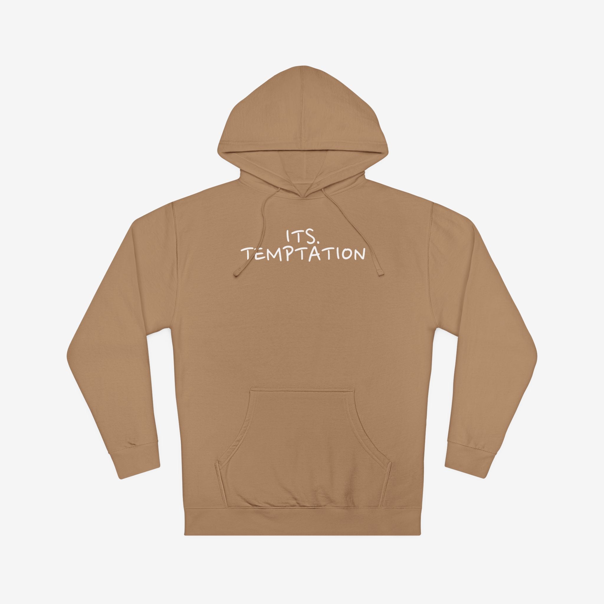TEMPTATION HOODIE — “TRUST ME, LOVE ME, F*CK ME” GRAPHIC HOODED SWEATSHIRT