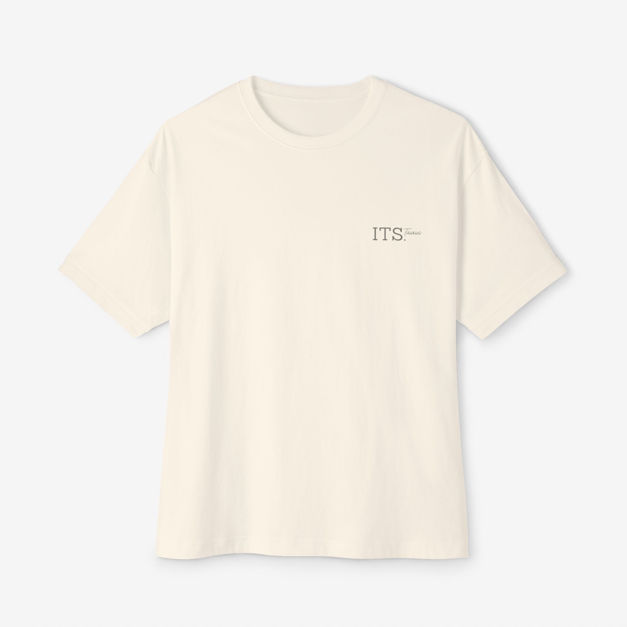 TAURUS ABSTRACT GRAPHIC TEE — MINIMAL ZODIAC STATEMENT