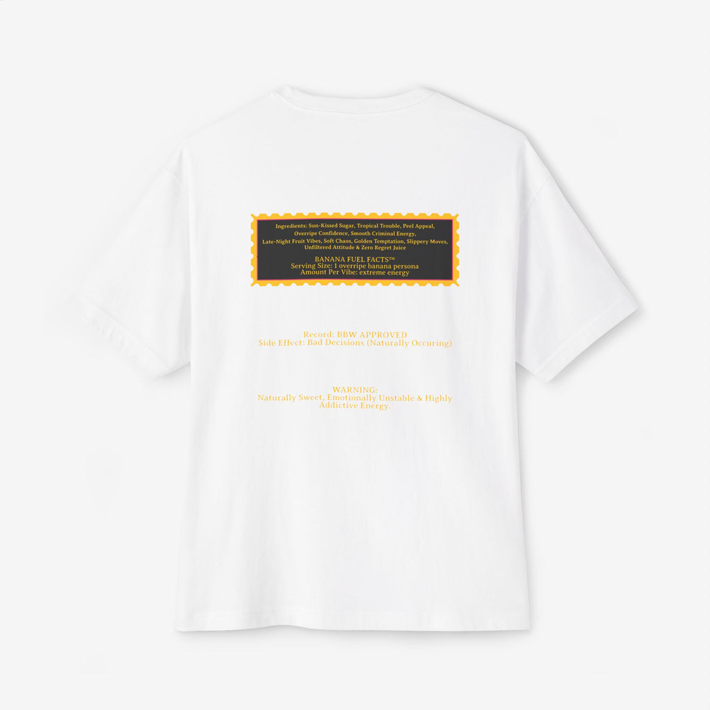 BANANA FUEL FACTS™ — OVER-RIPE ENERGY GRAPHIC TEE