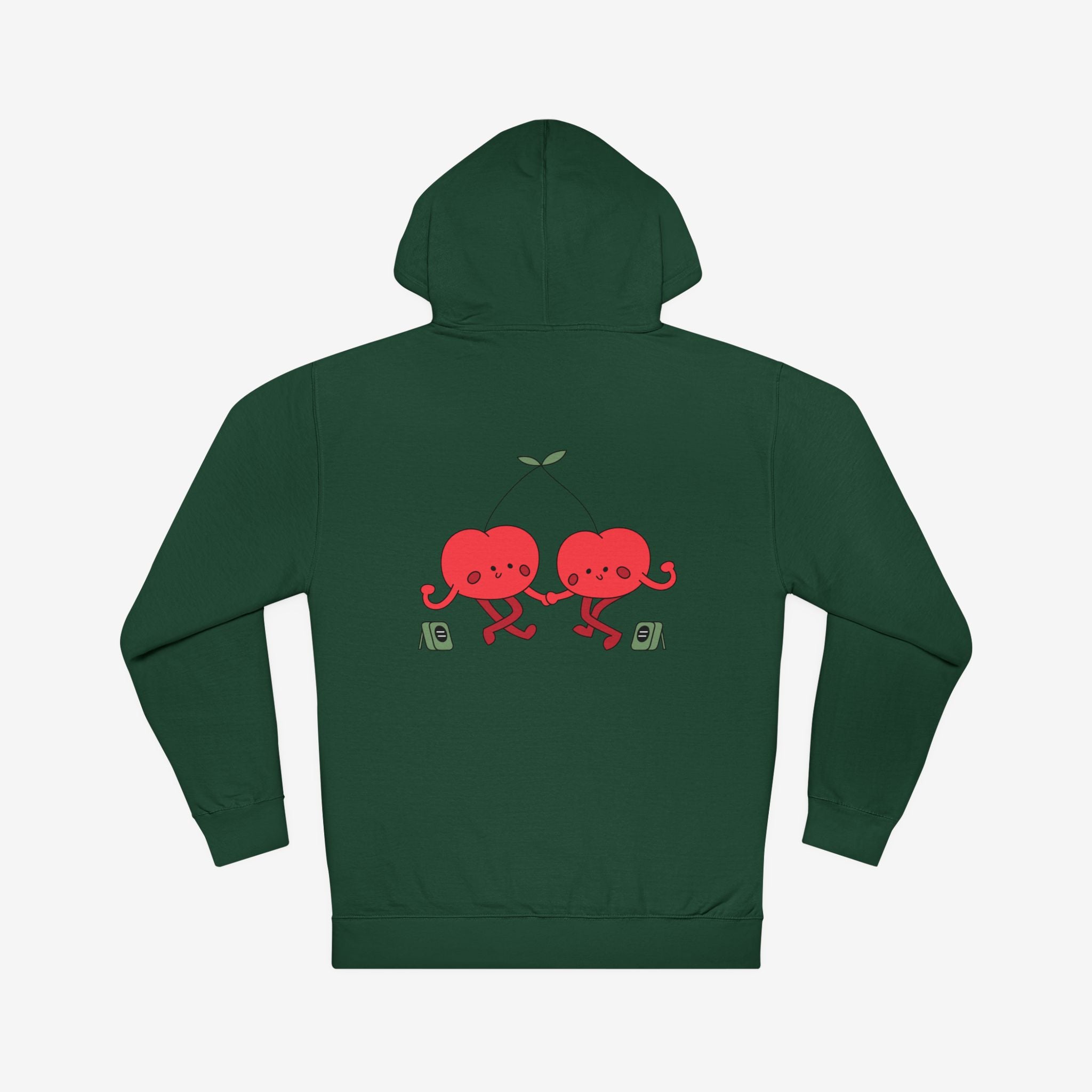 CHERRY FUEL FACTS — NAUGHTY DANCING CHERRIES GRAPHIC HOODIE