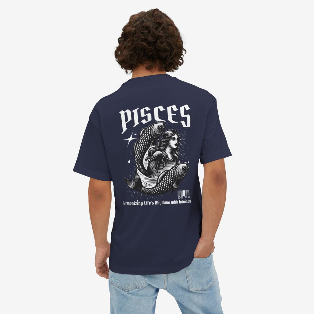 VINTAGE PISCES ZODIAC GRAPHIC T-SHIRT – RETRO ASTROLOGY AESTHETIC TEE