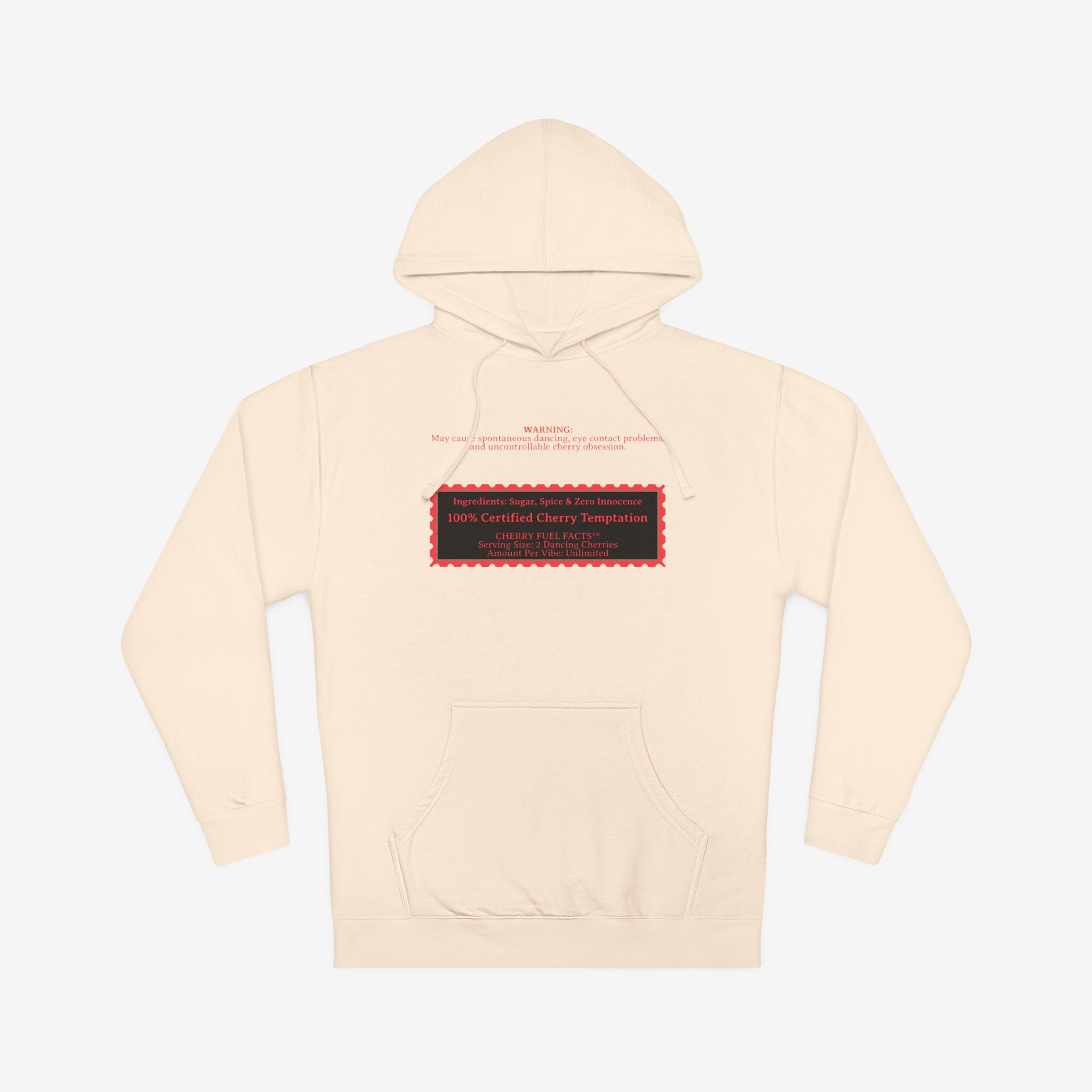 CHERRY FUEL FACTS — NAUGHTY DANCING CHERRIES GRAPHIC HOODIE