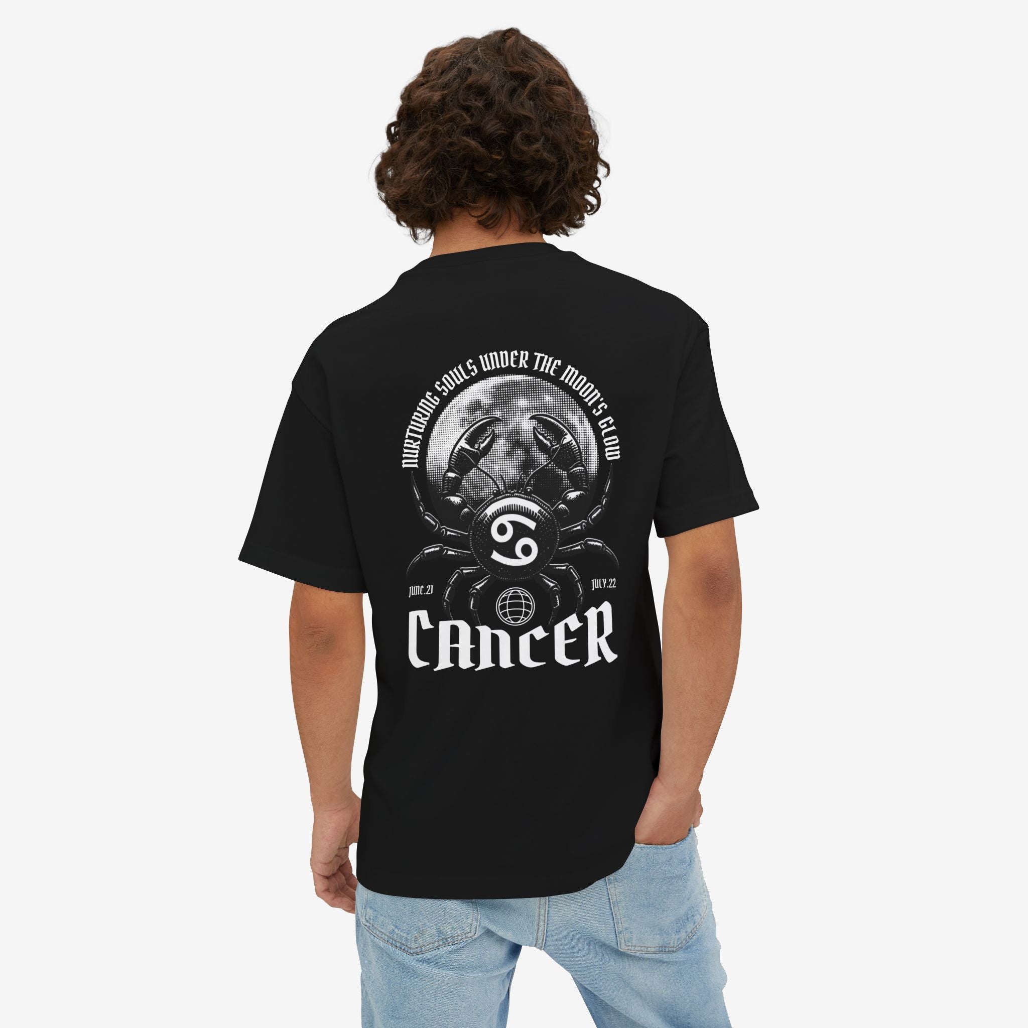 ITS. CANCER – OVERSIZED BOXY ZODIAC GRAPHIC T-SHIRT