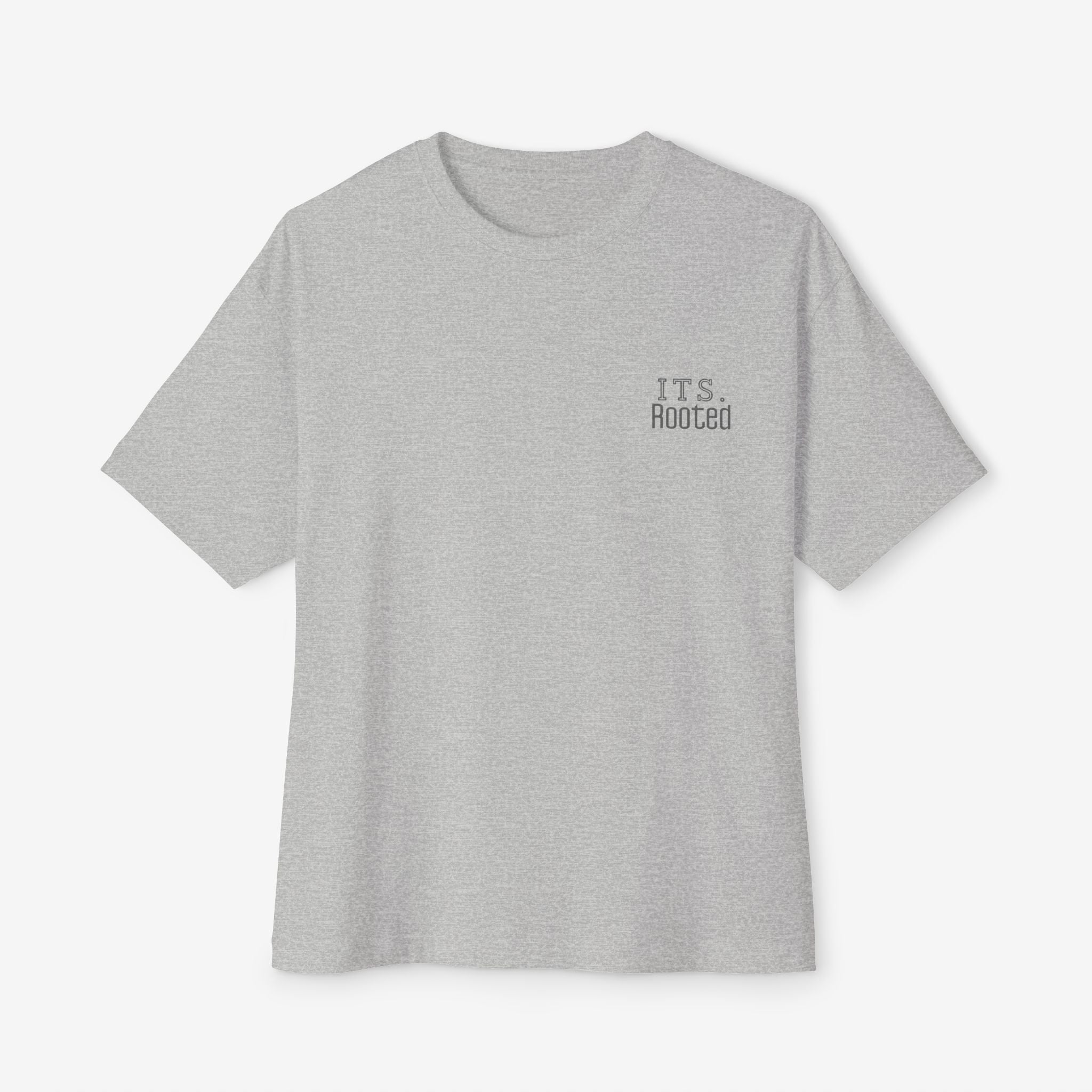 BLOOM TEE — “BLOOM WHERE YOU ARE PLANTED” FLORAL OVERSIZED SHIRT