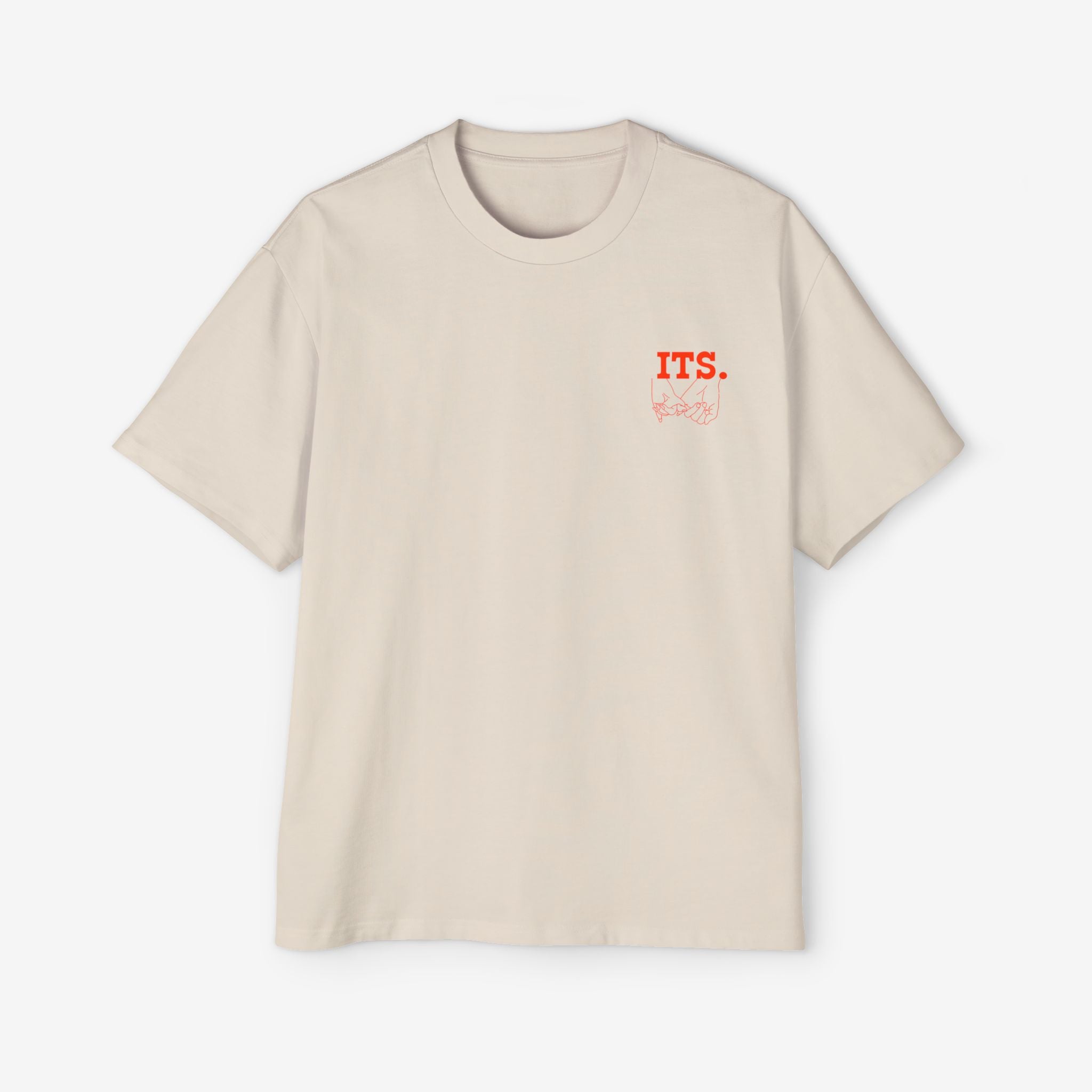 ITS. TEMPTATION — OVERSIZED TYPOGRAPHY T-SHIRT FOR HER