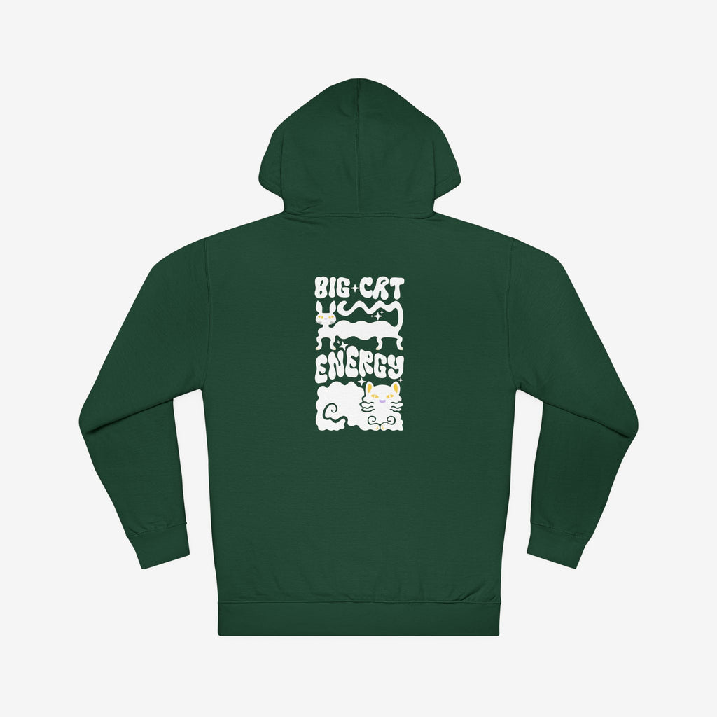 DOMINANCE “BIG CAT ENERGY” HOODIE — GRAPHIC CAT PRINT PULLOVER