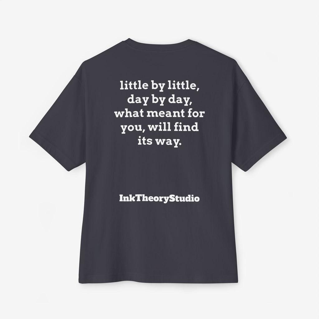 CUSTOMIZABLE BOXY TEE — MINIMALIST FRONT/BACK TEXT T-SHIRT