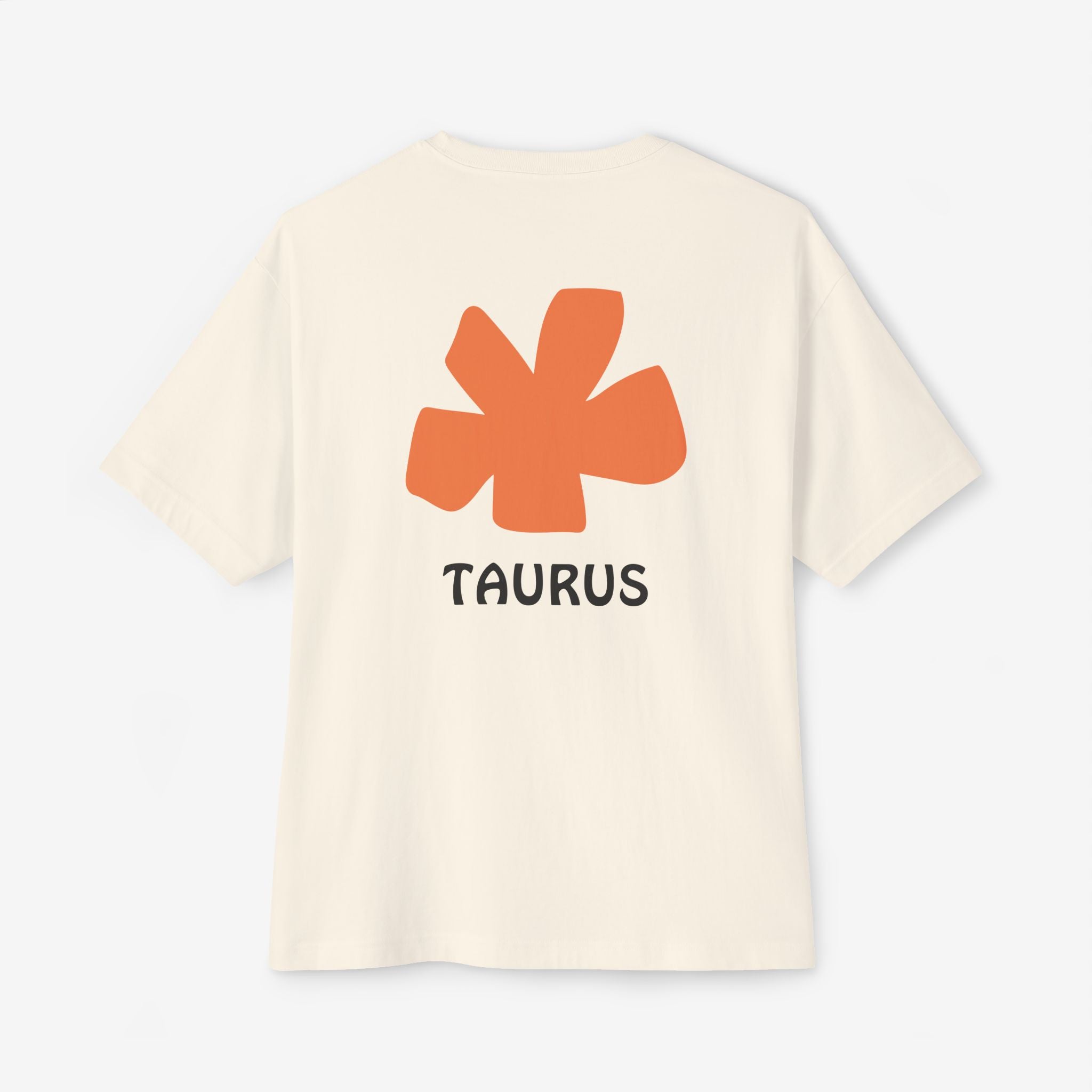 TAURUS ABSTRACT GRAPHIC TEE — MINIMAL ZODIAC STATEMENT