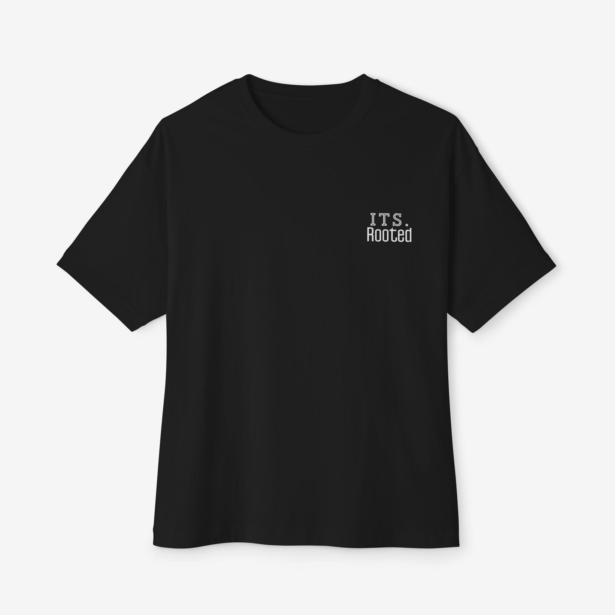 BLOOM TEE — “BLOOM WHERE YOU ARE PLANTED” FLORAL BOXY SHIRT