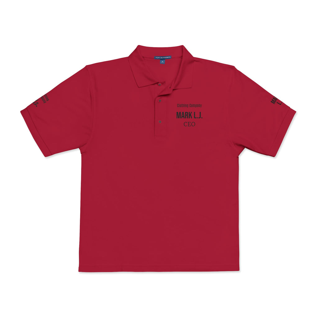 EMBROIDERED CUSTOMIZABLE POLO TEE