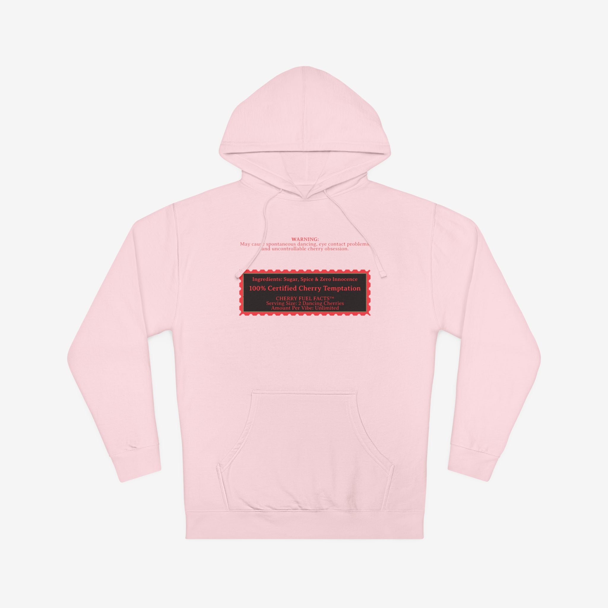CHERRY FUEL FACTS — NAUGHTY DANCING CHERRIES GRAPHIC HOODIE