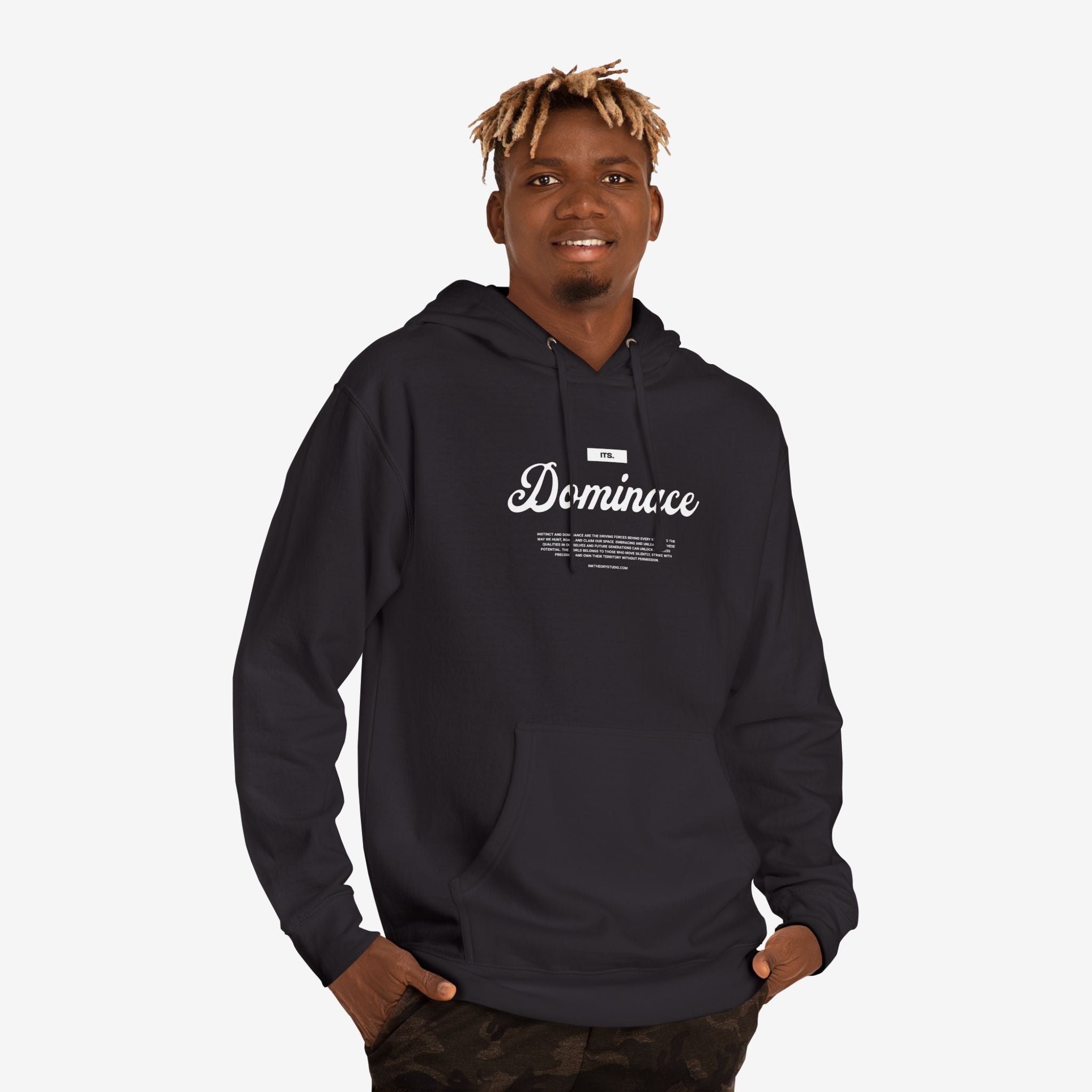 DOMINANCE “BIG CAT ENERGY” HOODIE — GRAPHIC CAT PRINT PULLOVER