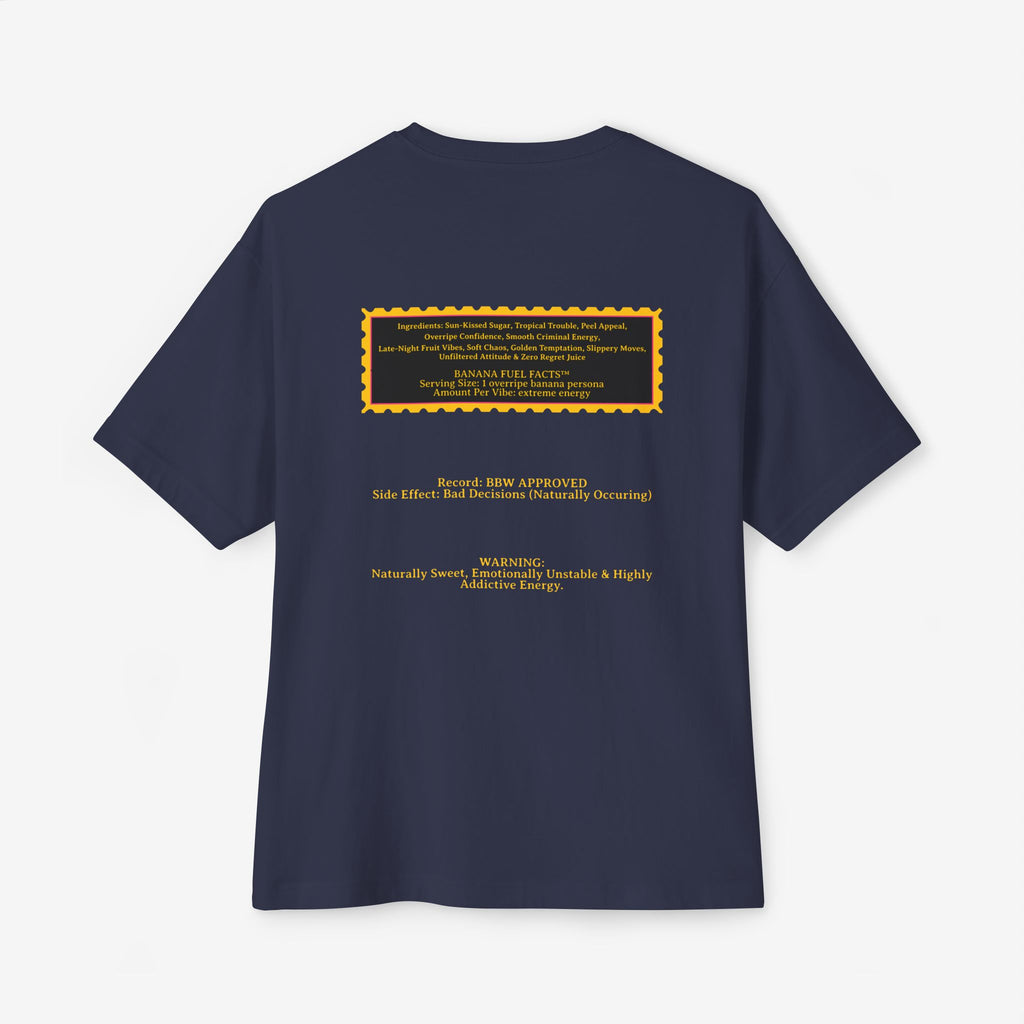 BANANA FUEL FACTS™ — OVER-RIPE ENERGY GRAPHIC TEE
