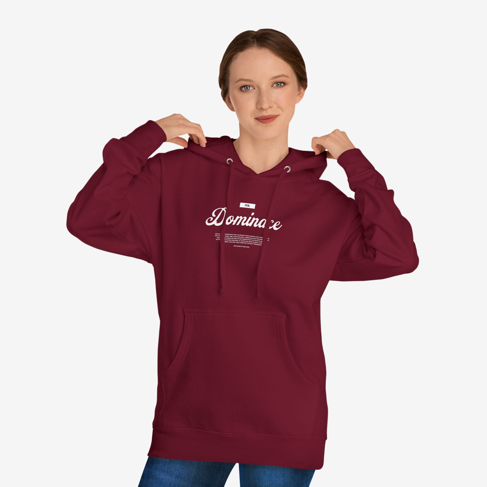 DOMINANCE “BIG CAT ENERGY” HOODIE — GRAPHIC CAT PRINT PULLOVER