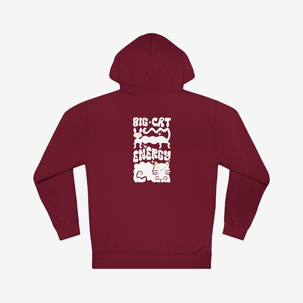 DOMINANCE “BIG CAT ENERGY” HOODIE — GRAPHIC CAT PRINT PULLOVER