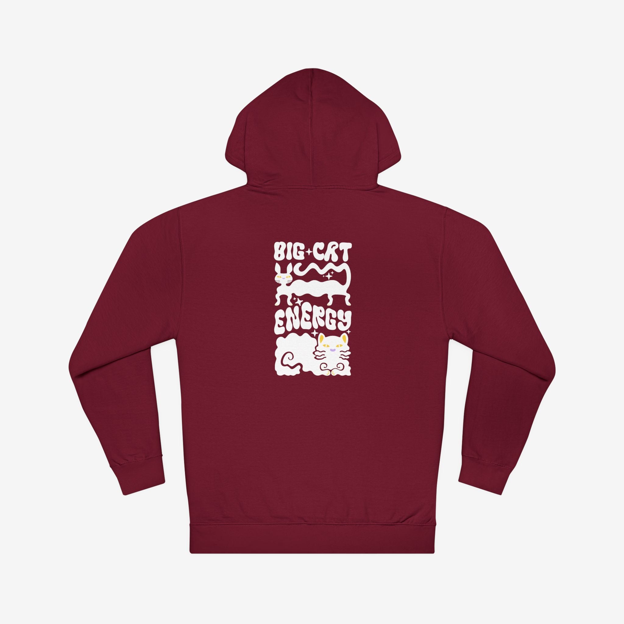 DOMINANCE “BIG CAT ENERGY” HOODIE — GRAPHIC CAT PRINT PULLOVER