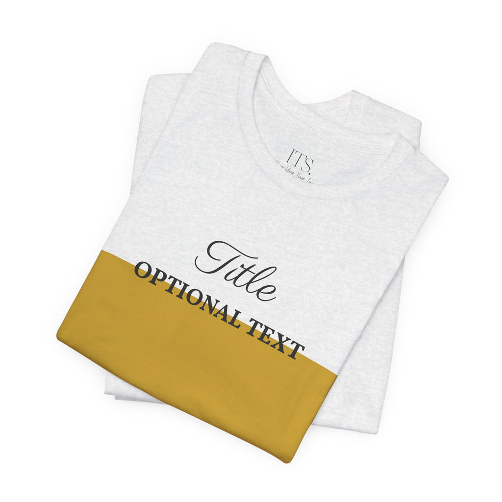 CUSTOMIZABLE REGULAR FIT TEE V1