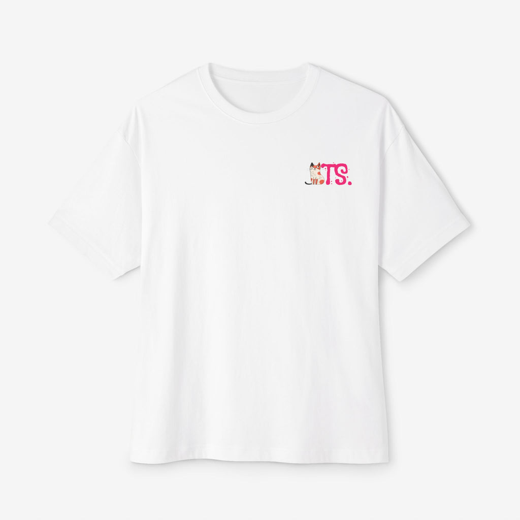 LIFE’S BETTER WITH A CAT BY YOUR SIDE — SMILING CAT GRAPHIC TEE