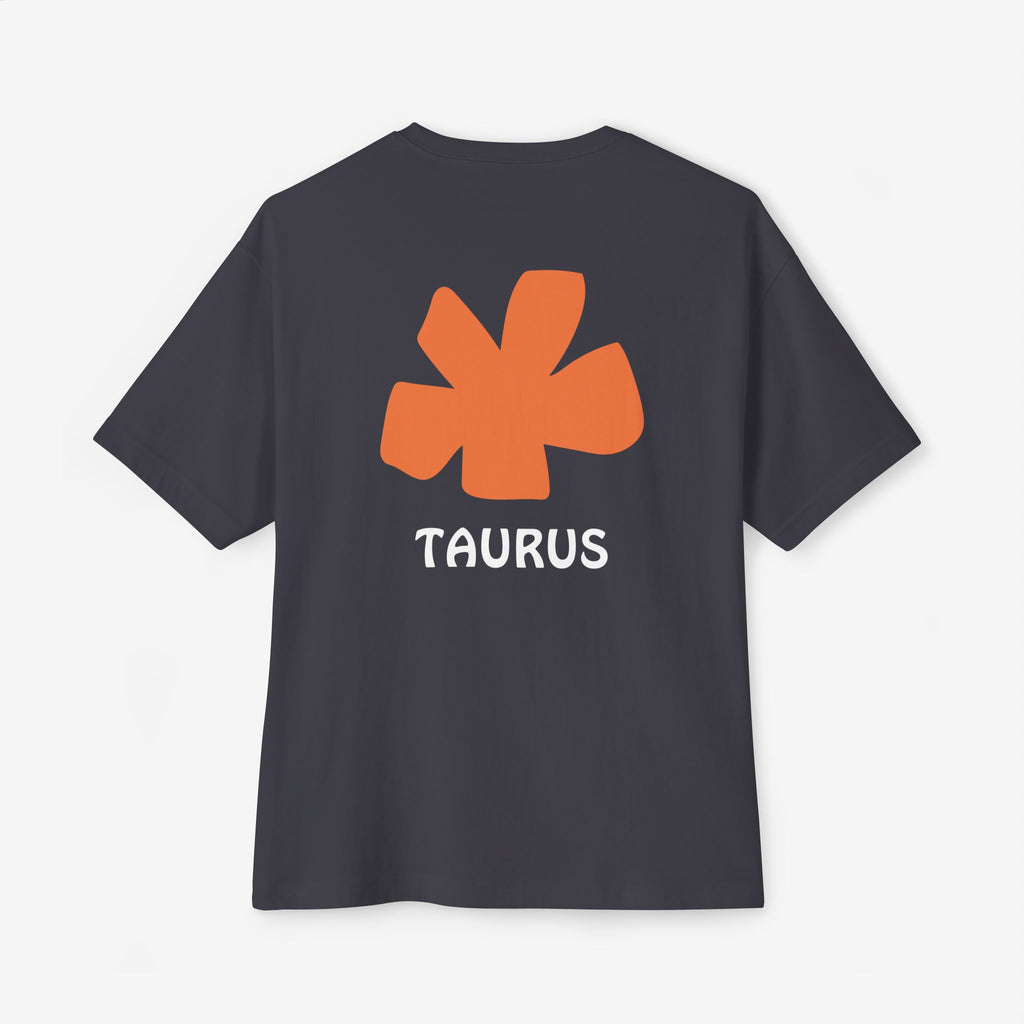 TAURUS ABSTRACT GRAPHIC TEE — MINIMAL ZODIAC STATEMENT