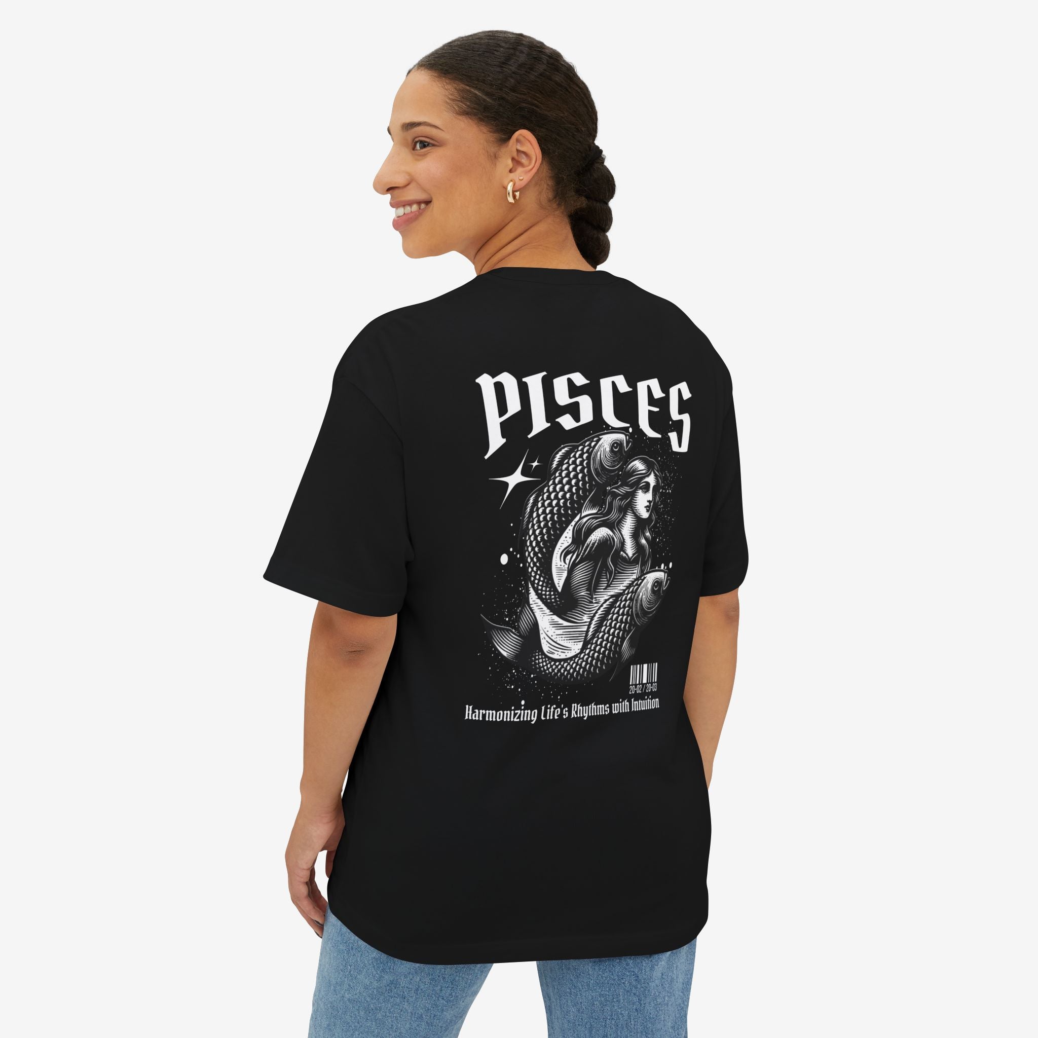 VINTAGE PISCES ZODIAC GRAPHIC T-SHIRT – RETRO ASTROLOGY AESTHETIC TEE