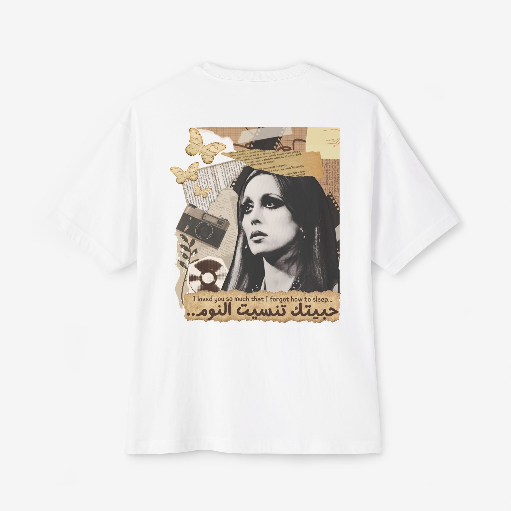 ITS. NOSTALGIA — FAIRUZ VINTAGE COLLAGE GRAPHIC TEE