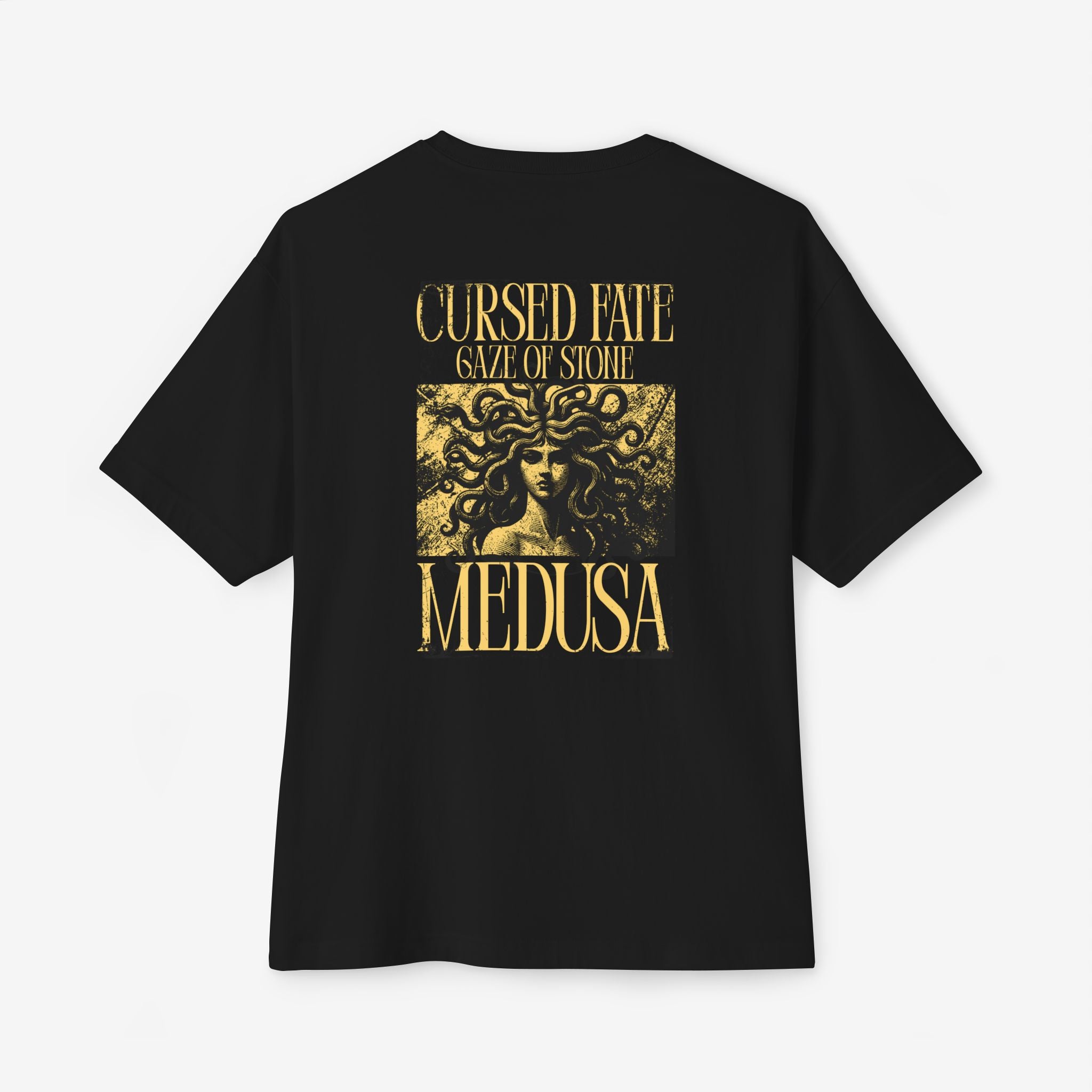 MEDUSA GRAPHIC TEE — “CURSED FATE” OVERSIZED BOXY SHIRT